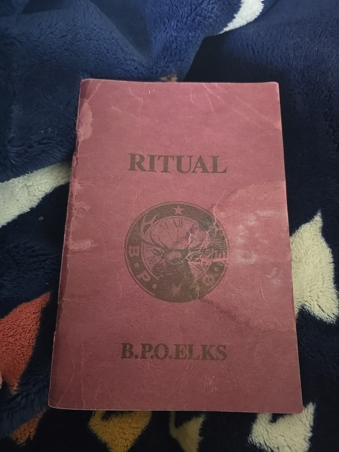 Vintage 1996 BPO Elks Ritual Book / Guide 76 pages – Fraternal Club