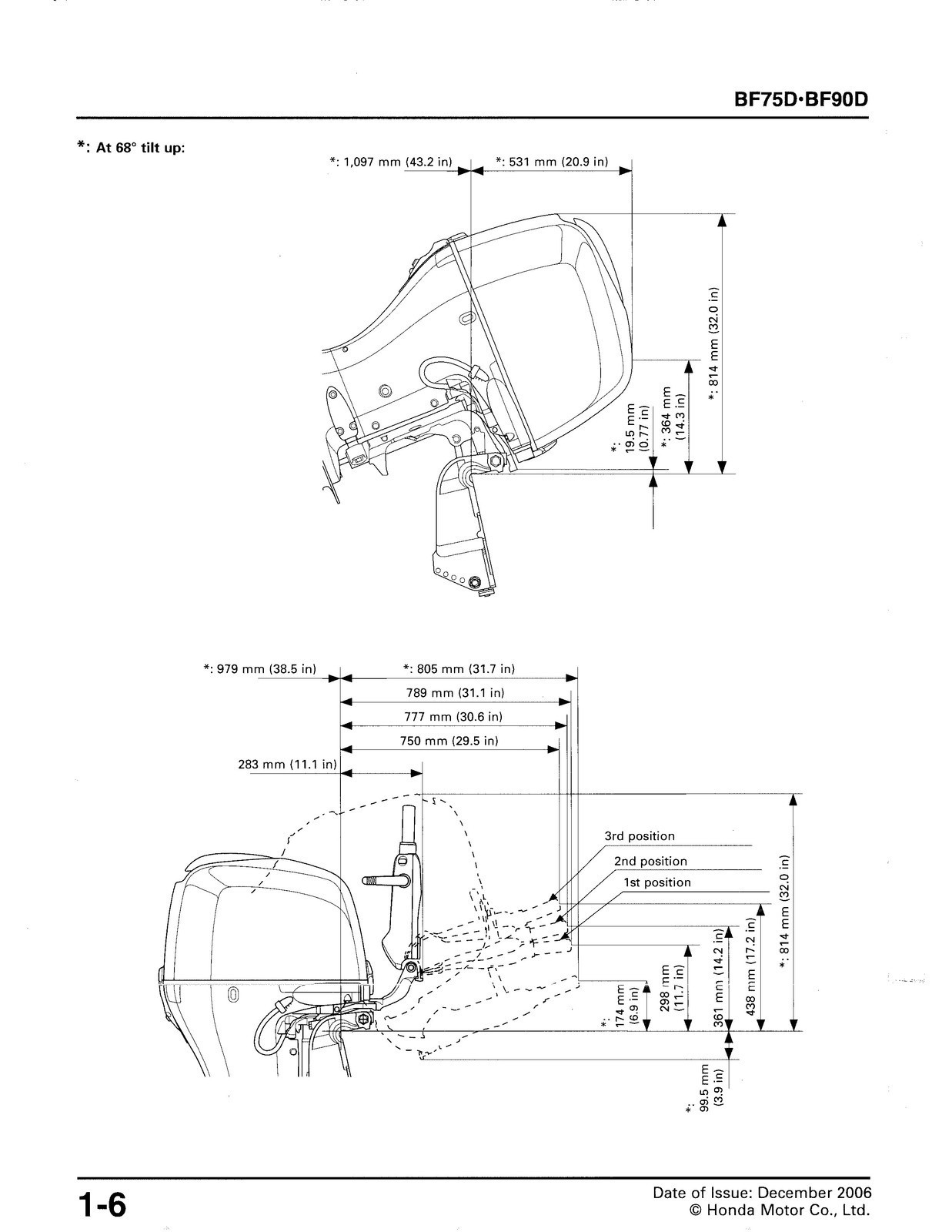 HONDA BF75D BF90D 2006-2011 Shop Manual 61ZY900E2 – FIXED – JACKET – XL FOLDOUTS