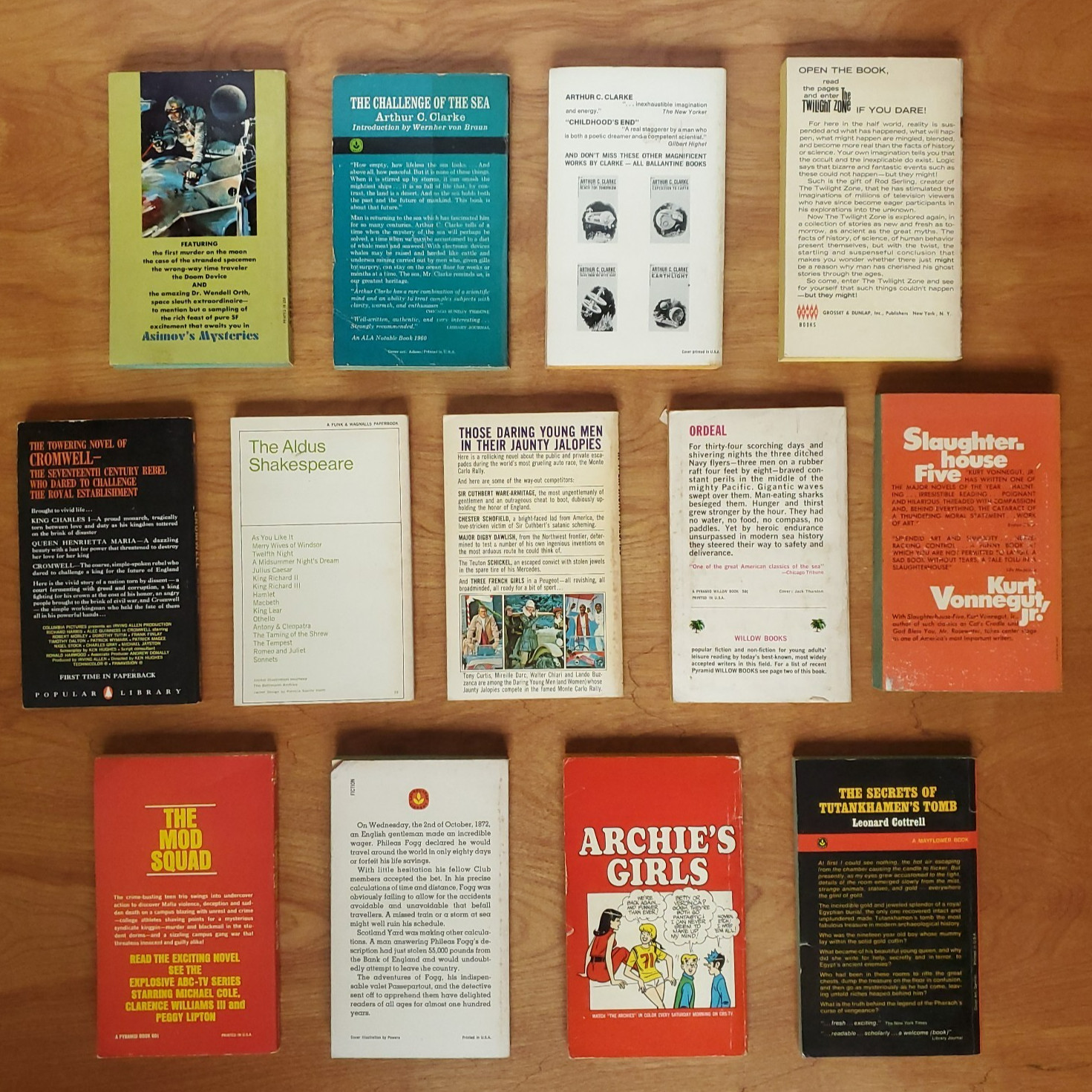 Vintage 60s 70s Paperback Books Lot of 13 Sci Fi Classics Teen Collection