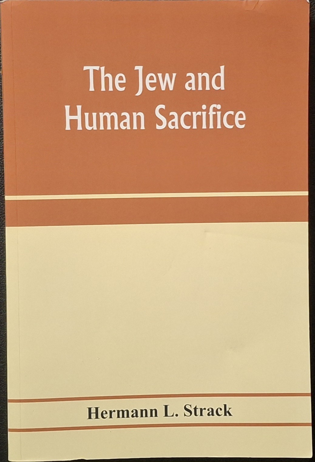 Jew and Human Sacrifice : Human Blood and Jewish Ritual, an Historical and…