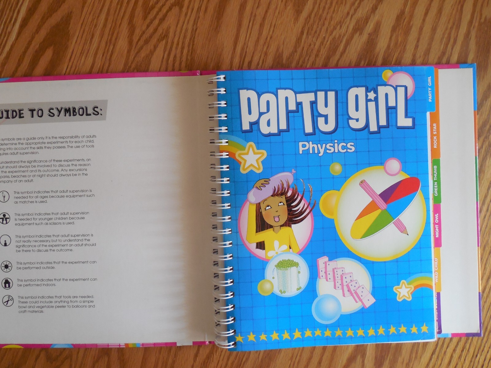 Hinkler Books „Funky Science“ for Girls with 280+ Experiments HC Spiral Book