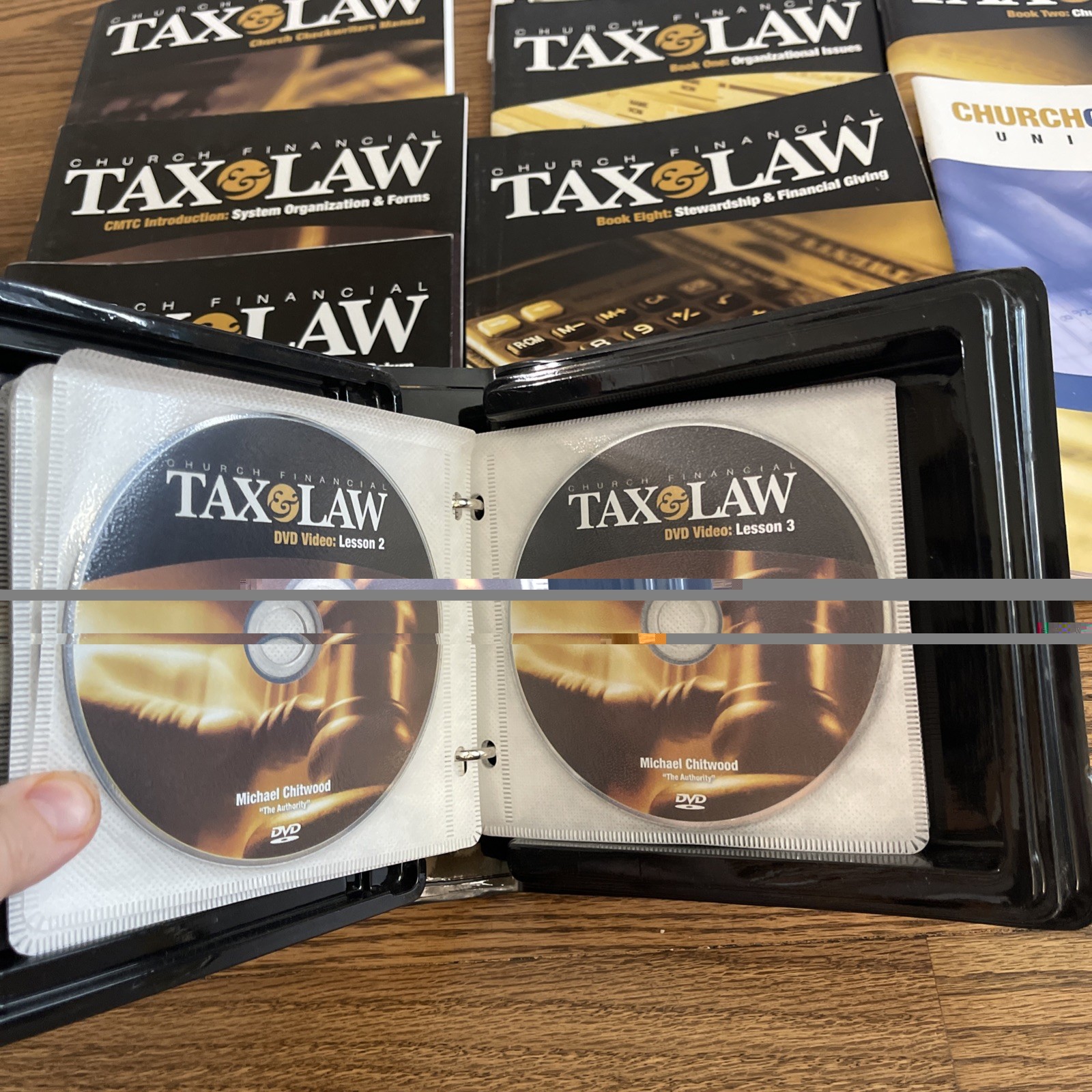 Church Financial Tax & Law Church Checkwriters Michael Chitwood Lot Books & DVD