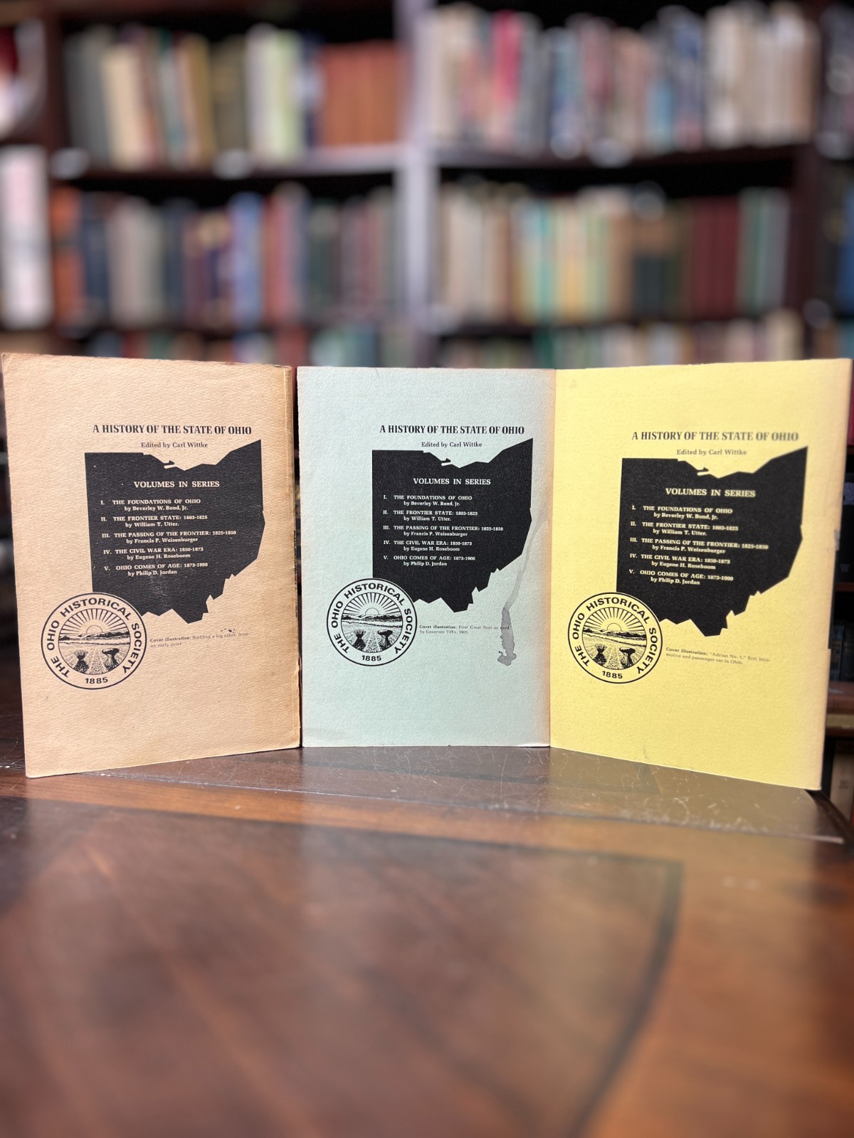 The History of the State of Ohio Volumes I-V Foundation-1900 3-2