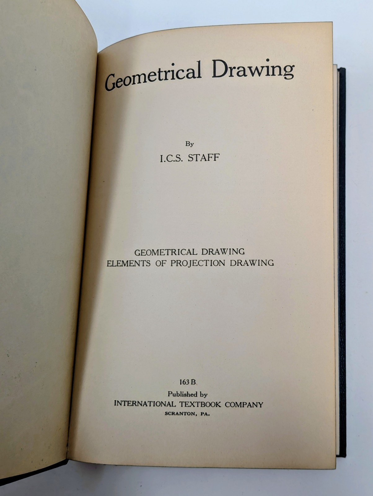Geometrical Drawing 1935 I.C.S. International Textbook Co Hardcover