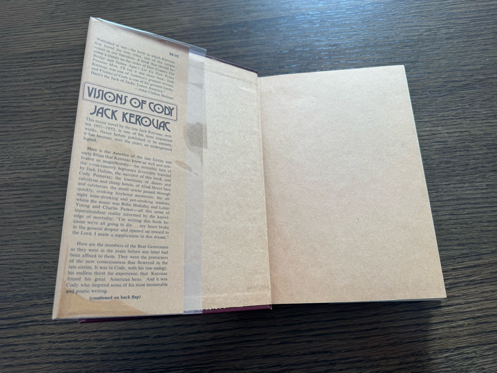 Visions of Cody by Jack Kerouac (Hardcover 1972) 1st Edition.