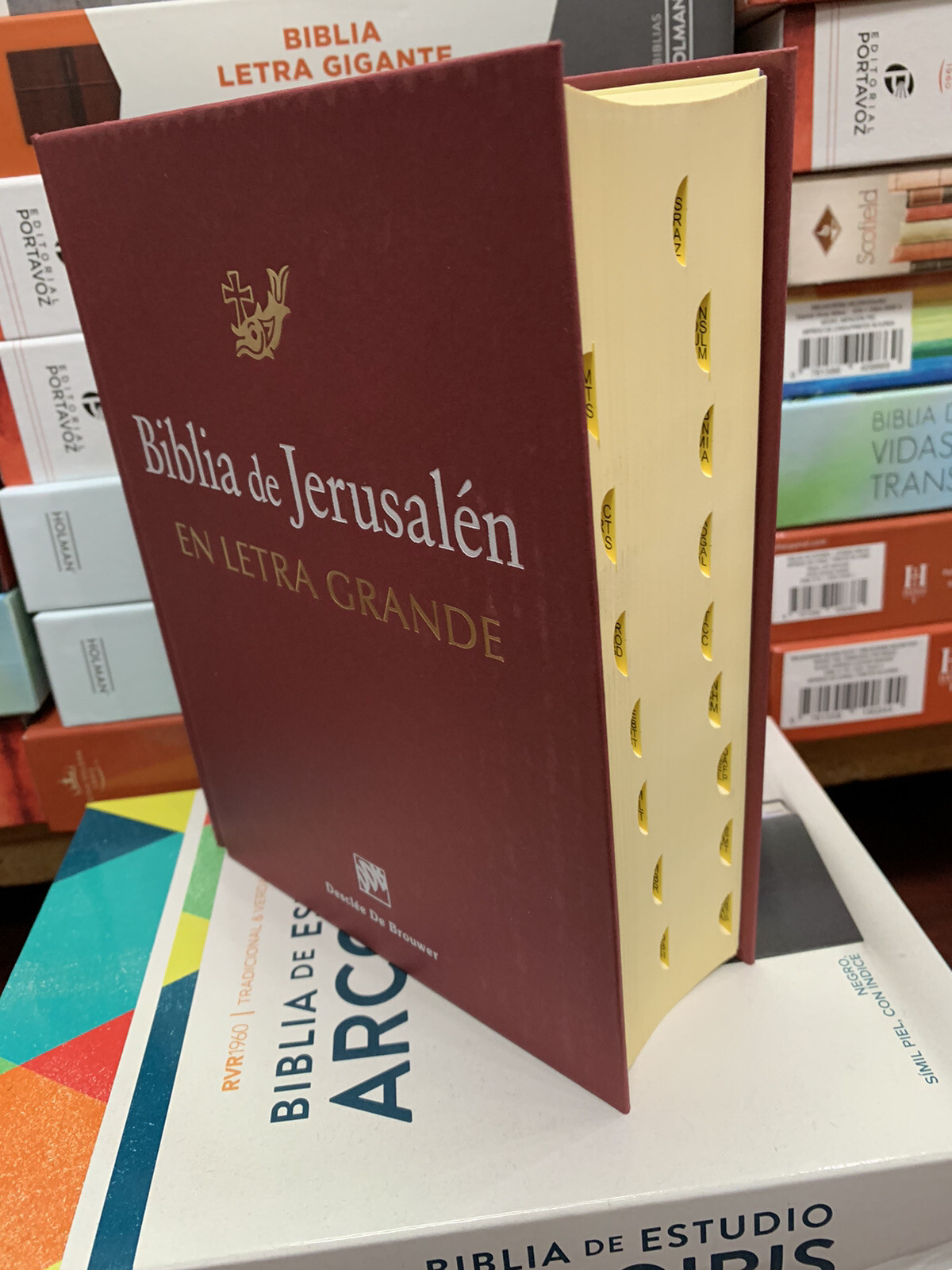 BIBLIA DE JERUSALEN.CATOLICA EN LETRA GRANDE REVISADA Y AUMENTADA CON INDICE