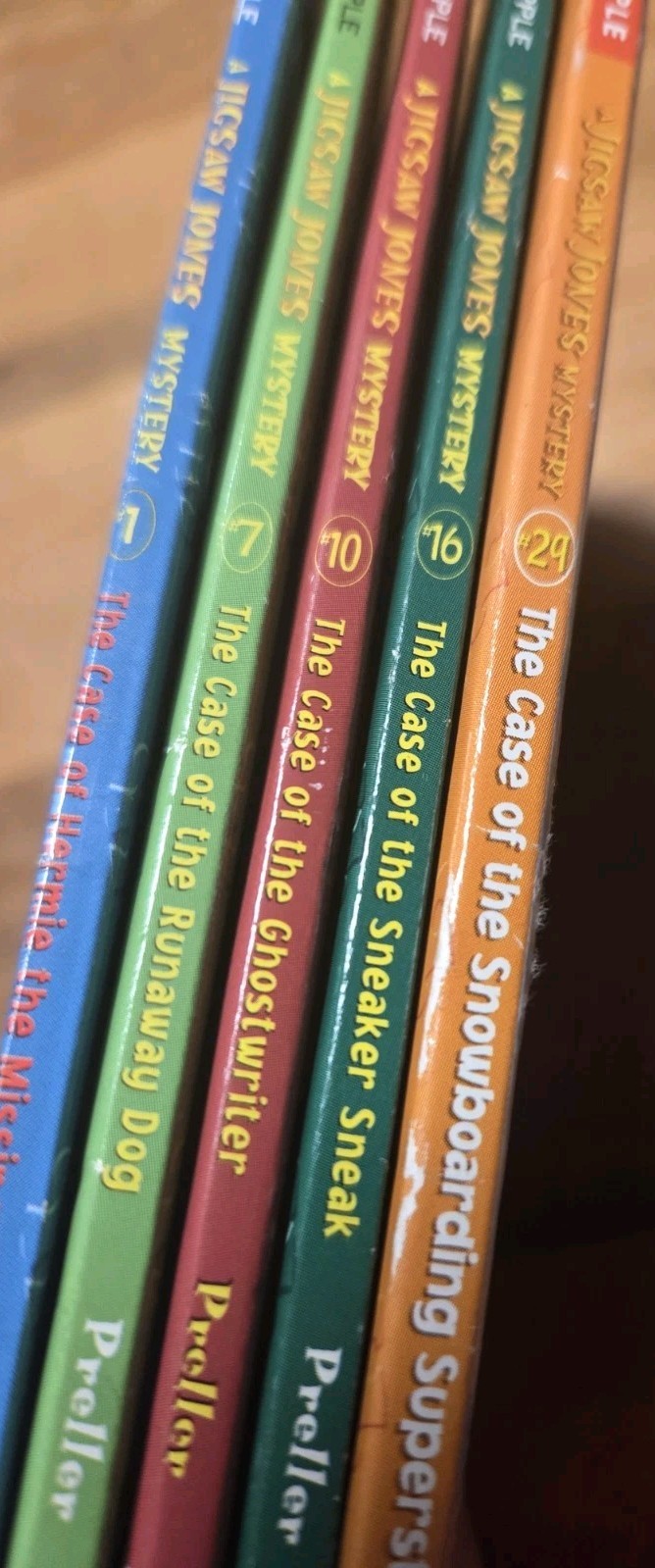 Lot of 5 Jigsaw Jones books by James PrellerRL2 – Ages 6-9 PB GOOD, 1,7,10,16,29