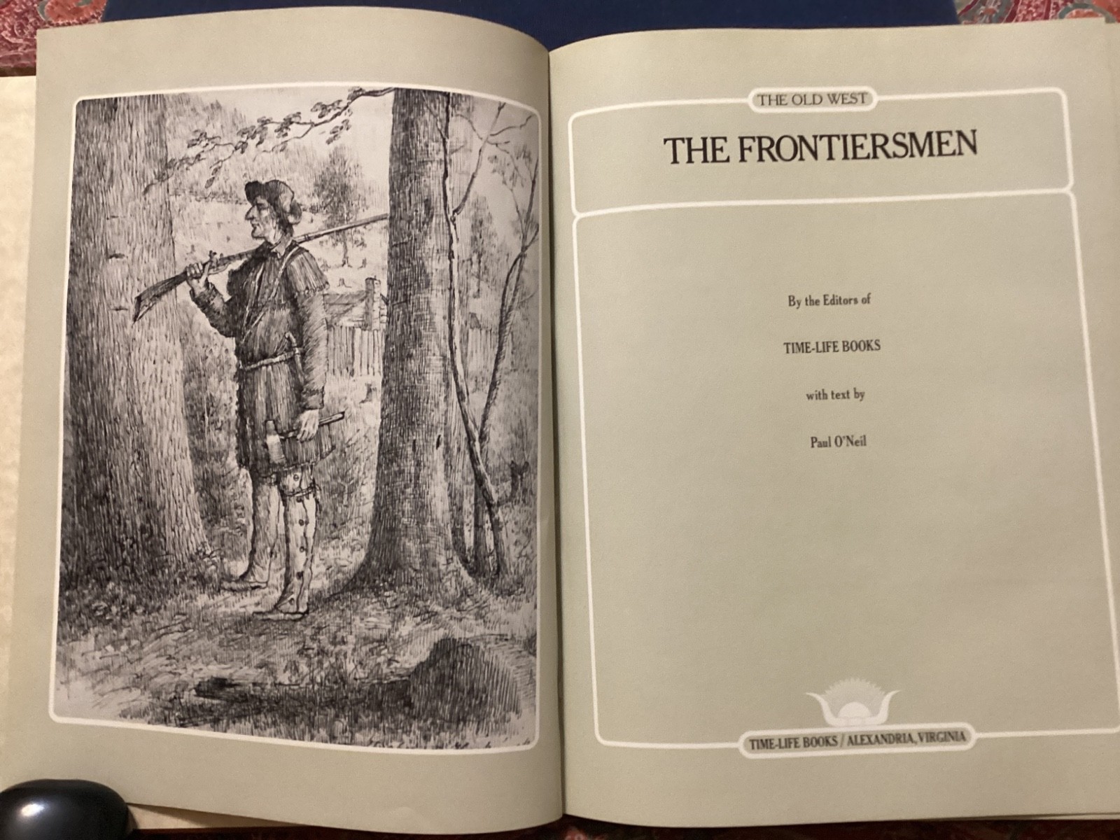 FRONTIERSMEN, THE OLD WEST 1977 FIRST PRINTING, EXC. COND/ FREE POSTAGE!!!!!