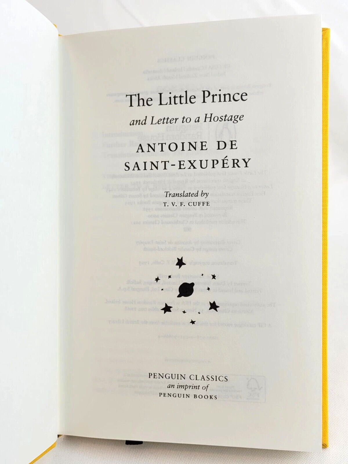 THE LITTLE PRINCE Antoine de Saint-Exupéry Deluxe Penguin Clothbound Classic NEW