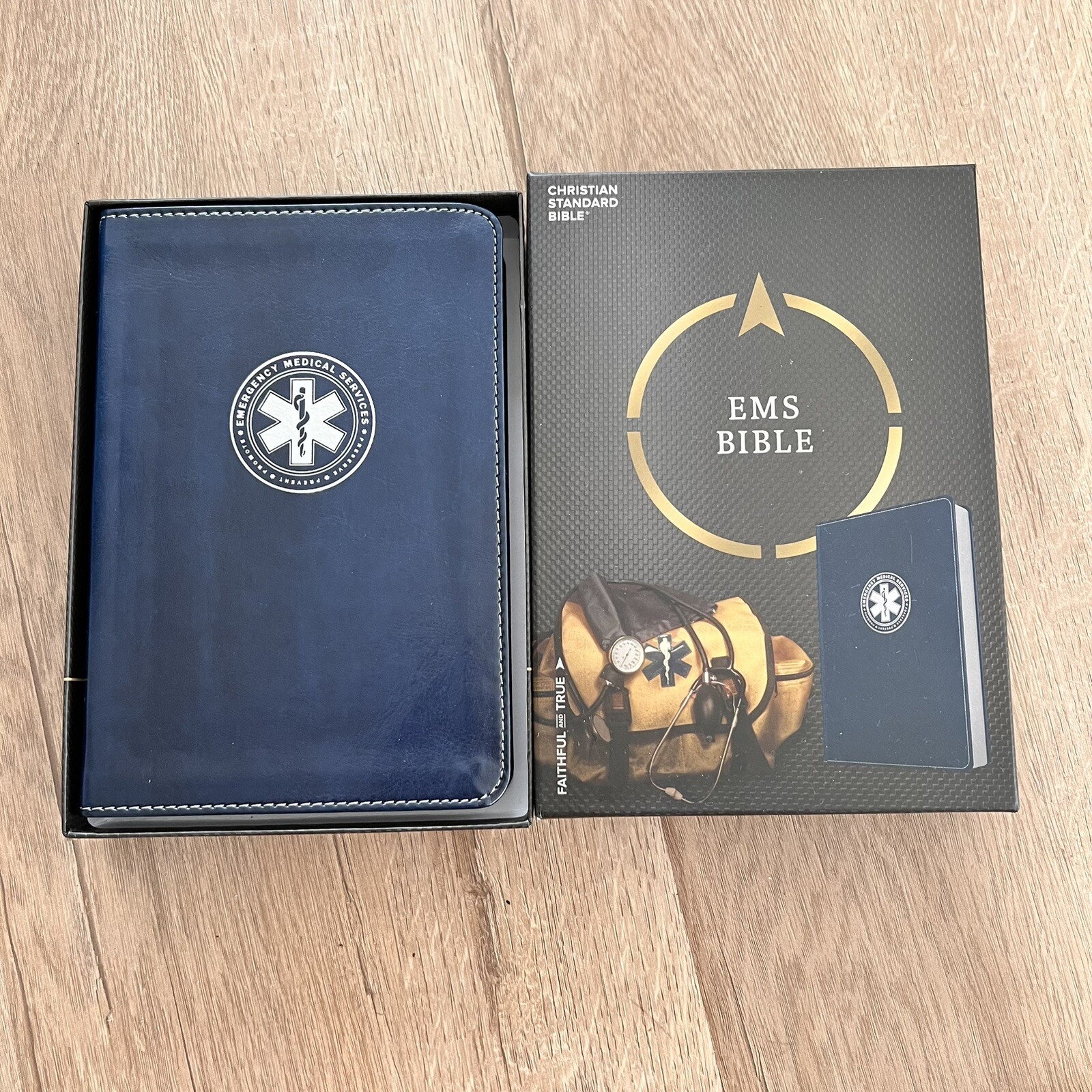 NIB 2017 Book CSB EMS Emergency Medical Services Christian Standard Bible Navy