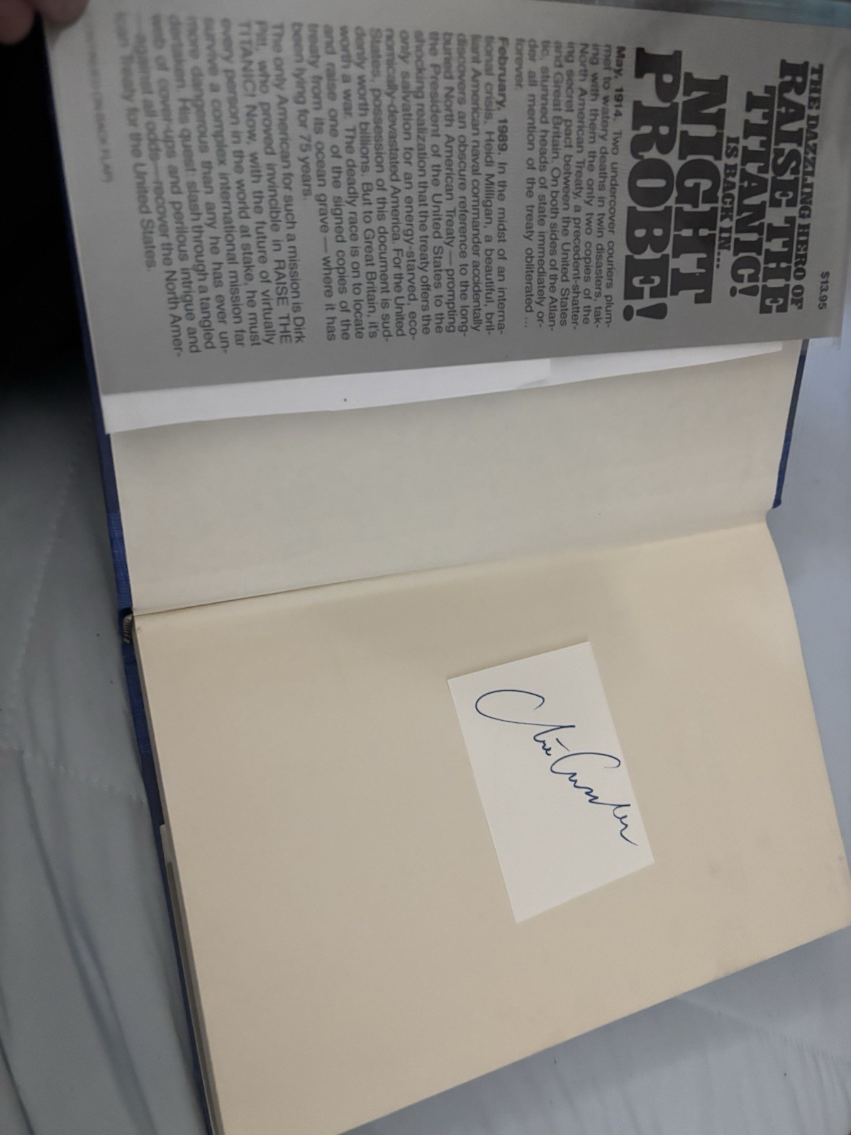 Night Probe! by Clive Cussler (1981, Hardcover)
