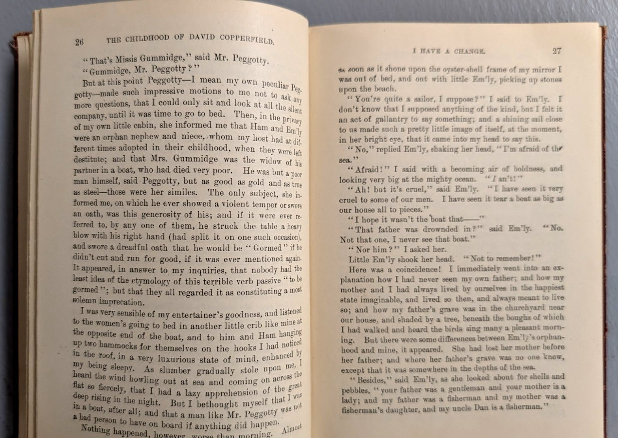 David Copperfield & David Copperfield’s Childhood Charles Dickens 1872-1898