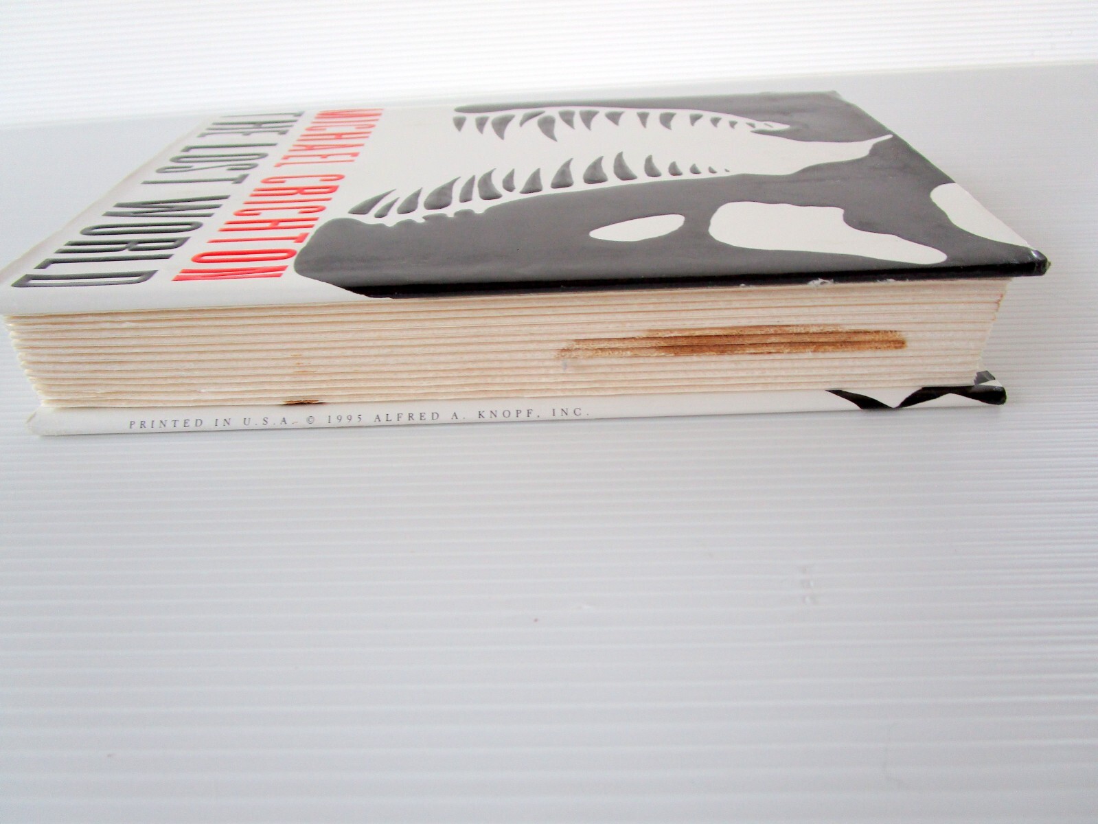 THE LOST WORLD by Michael Crichton Hardcover 1995 First Trade Edition