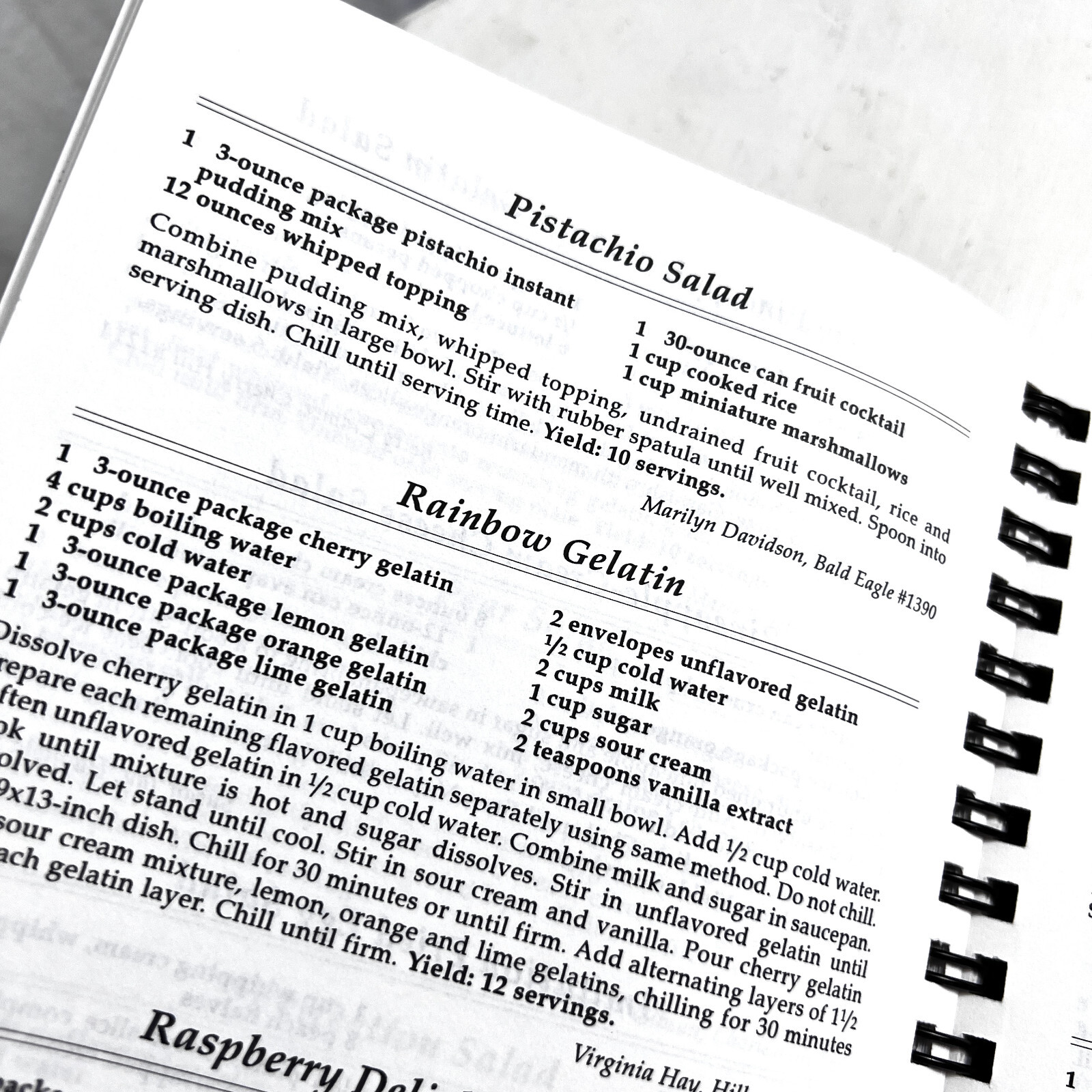 The Pennsylvania State Grange Cookbook 1993 Spiral Bound 432 Pages