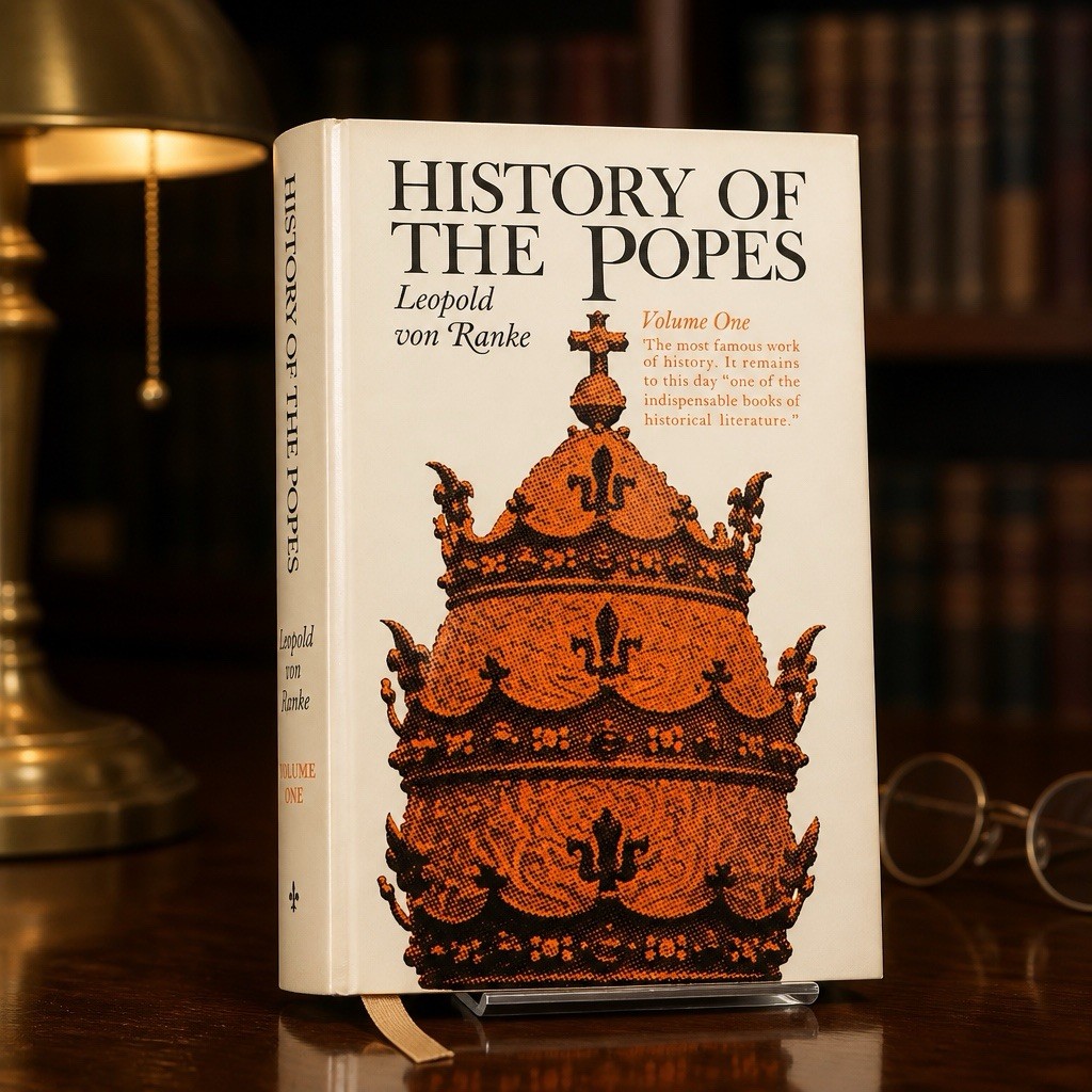 History of the Popes Vol 1 — Leopold von Ranke — 1966 Vintage HC w/ DJ