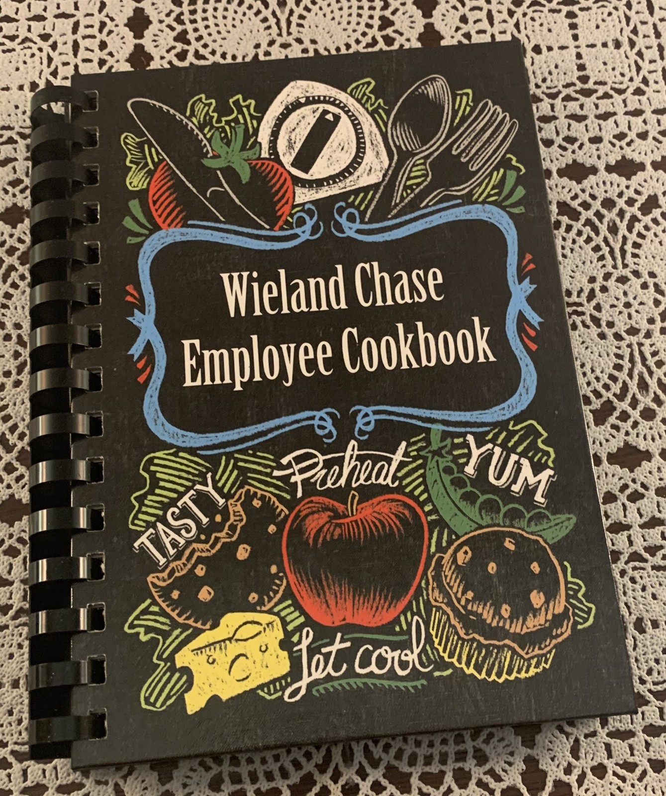 2024 Wieland Chase Brass Cookbook Employee Recipes 84 Pages Hardcover Spiral