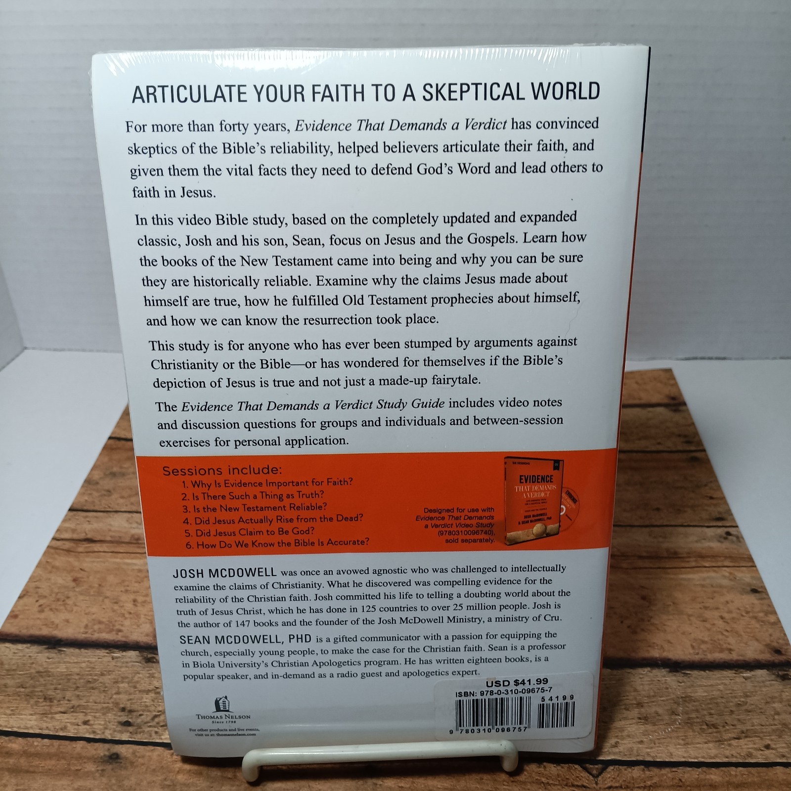 Evidence That Demands a Verdict Study Guide DVD Jesus and the Gospels 6 Lessons