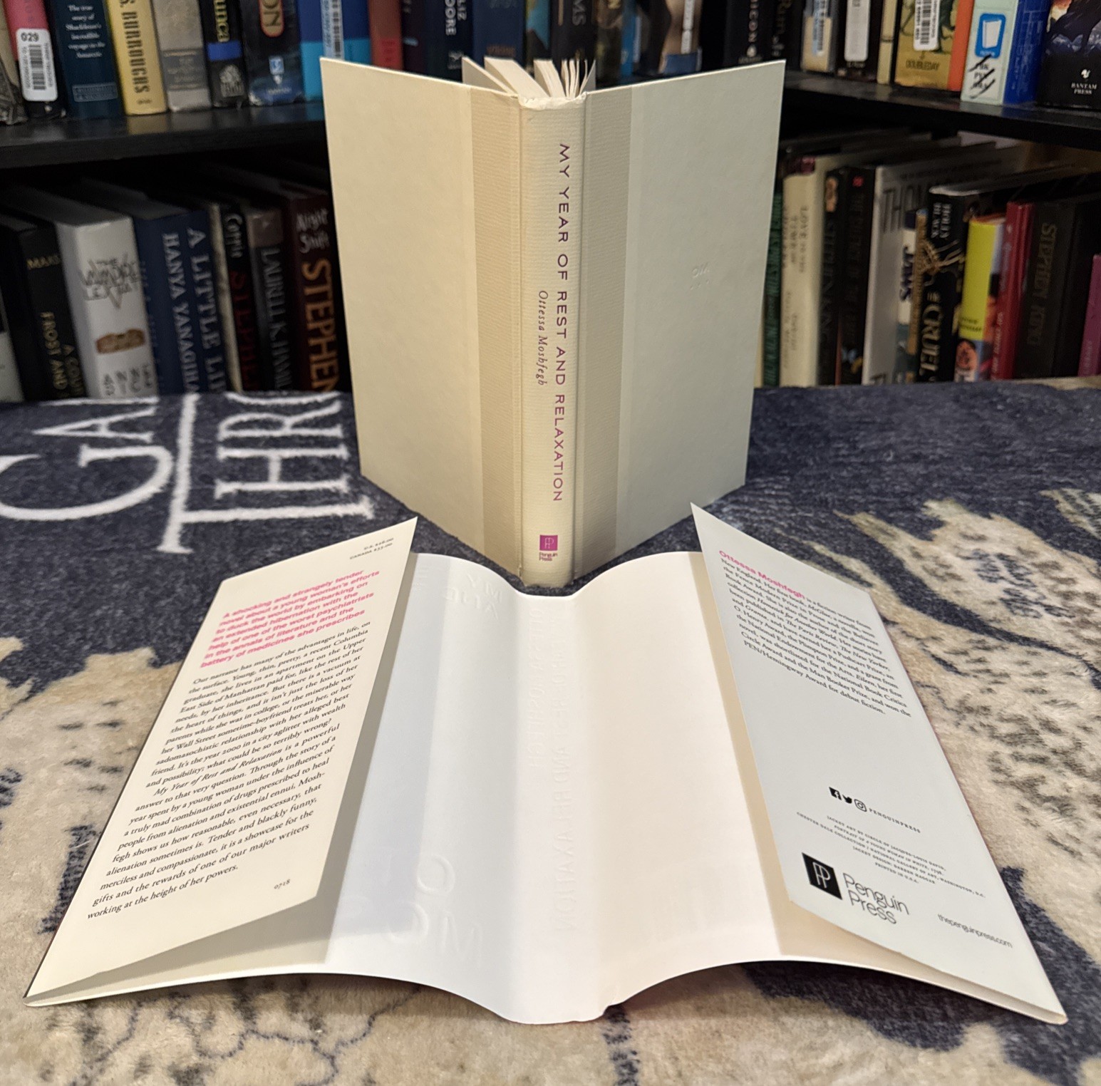 SIGNED – My Year of Rest and Relaxation – Ottessa Moshfegh – 1st/1st, Hardcover