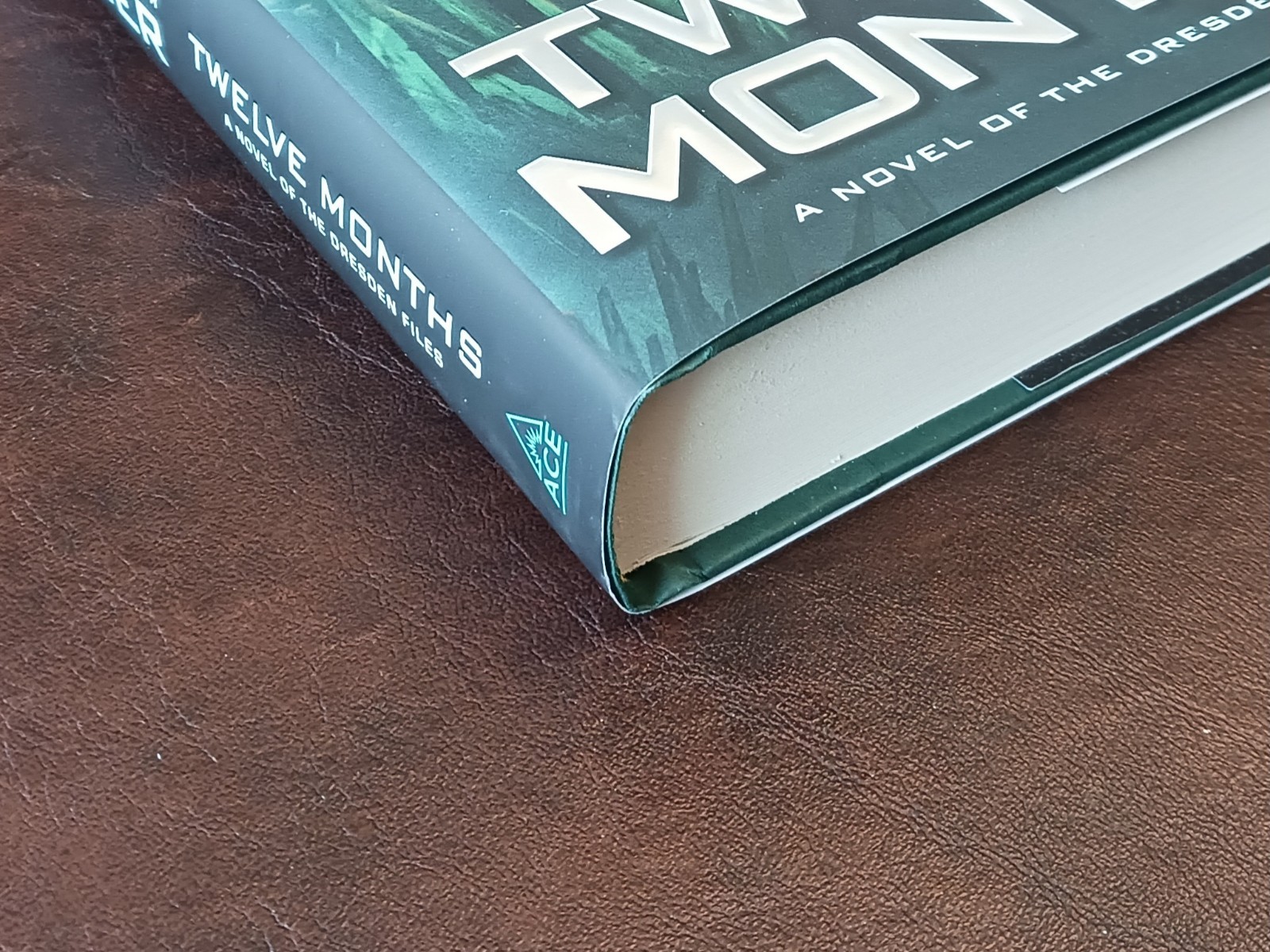 SIGNED Jim Butcher Autographed Book – Twelve Months, Dresden Files Series #18 HC