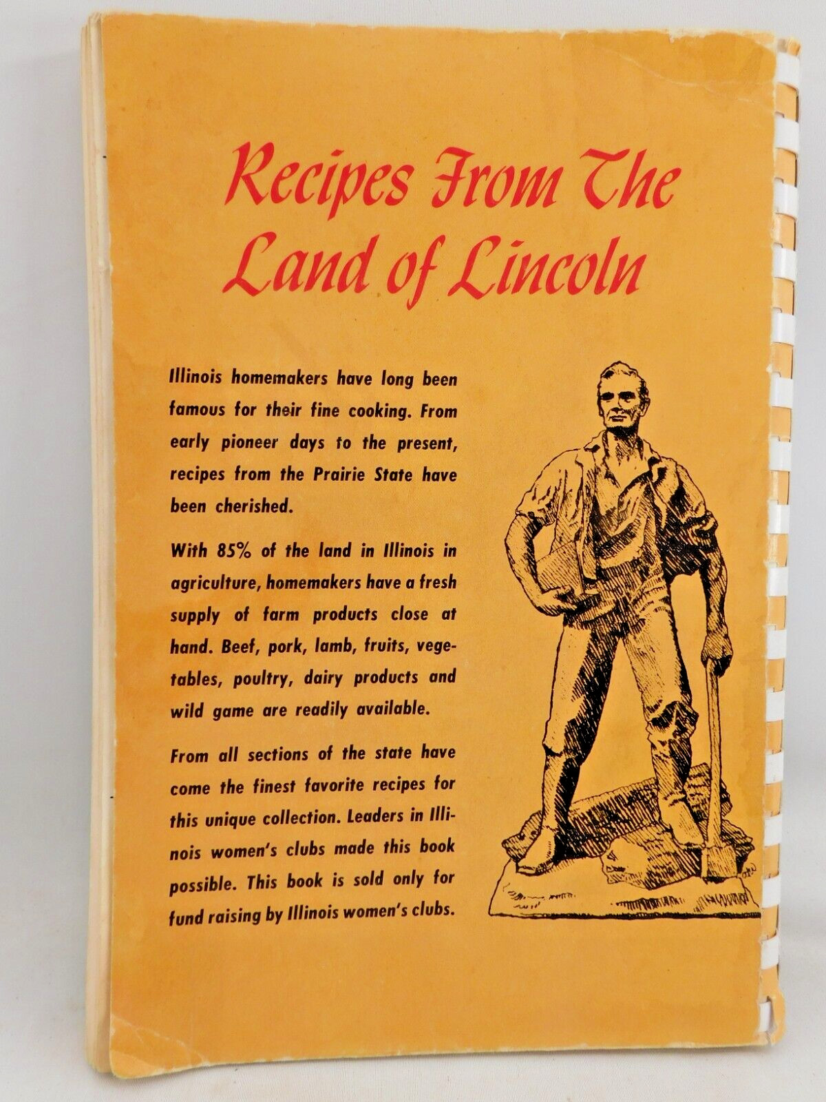 Illinois Women’s Clubs Cookbook Favorite Recipes 1963 SC Spiral Bound 190 Pages