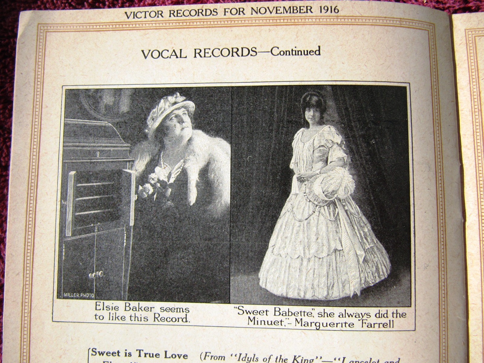 W War I British Bugle Calls New VICTOR RECORDS November 1916 Victrola CATALOG