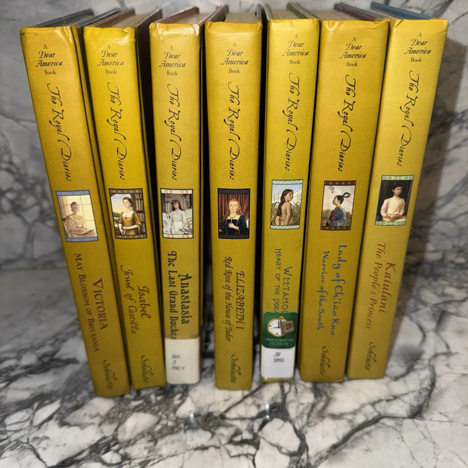 The Royal Diaries Lot Books (7) Hardcover Dear America Victoria Elizabeth
