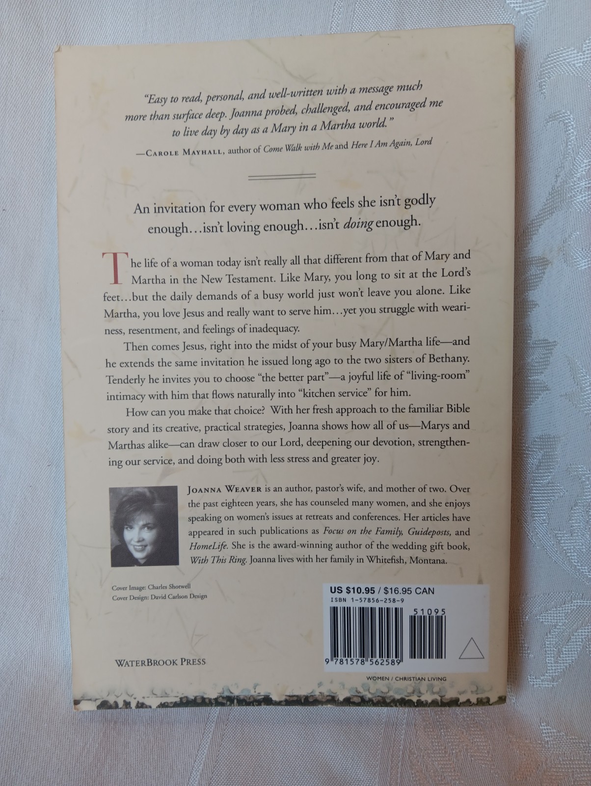 Having a Mary Heart in a Martha World by Joanna Weaver