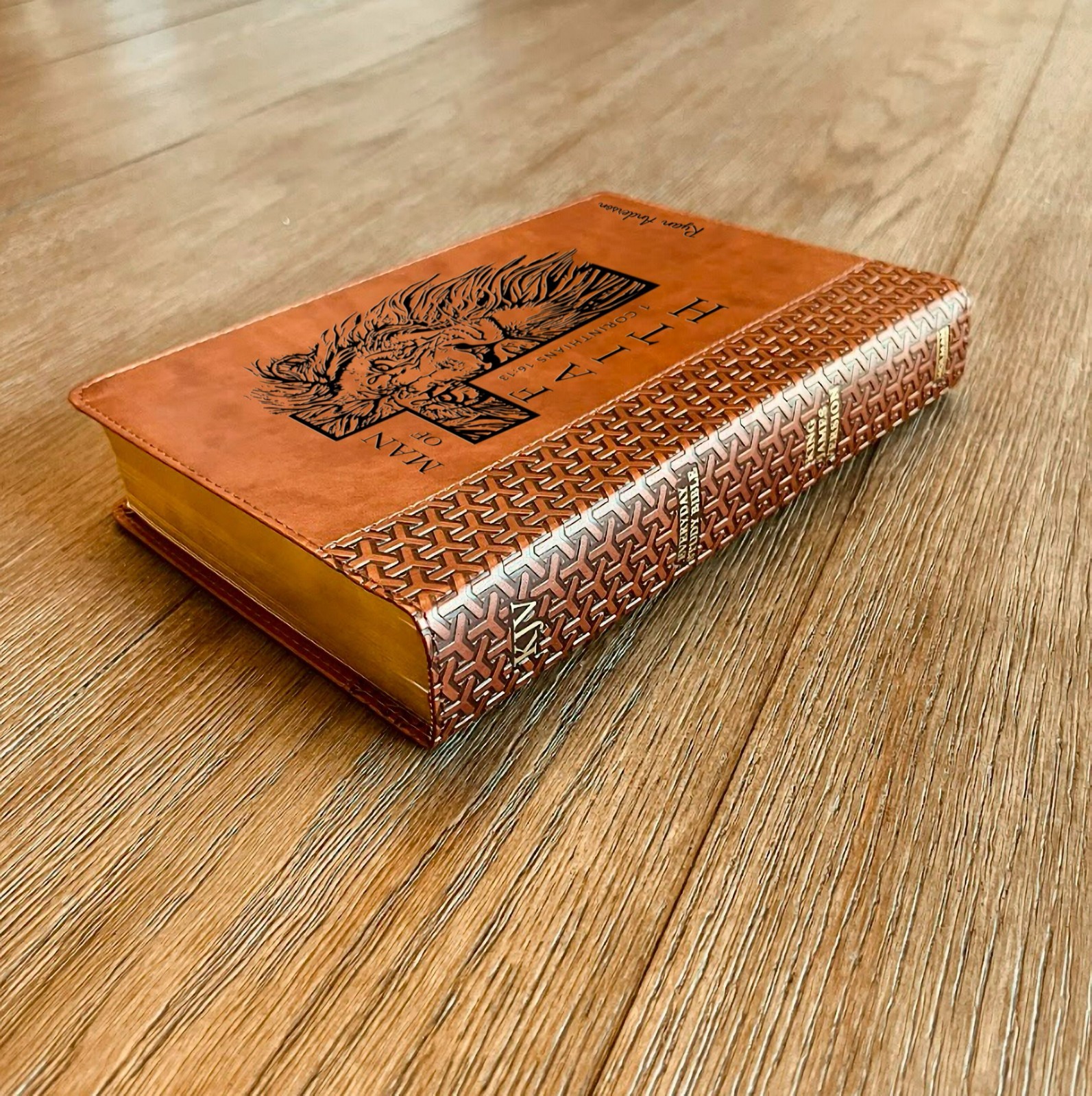 Personalized Bible for Men, KJV Study Bible, Custom Bible for Men Name Engraved
