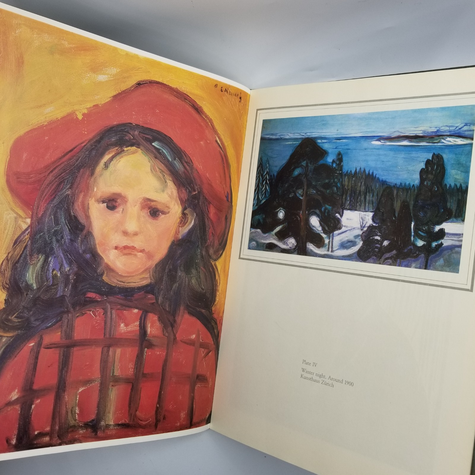 Edvard Munch by Per Amann – 1987 Artline Editions – Large Format HC