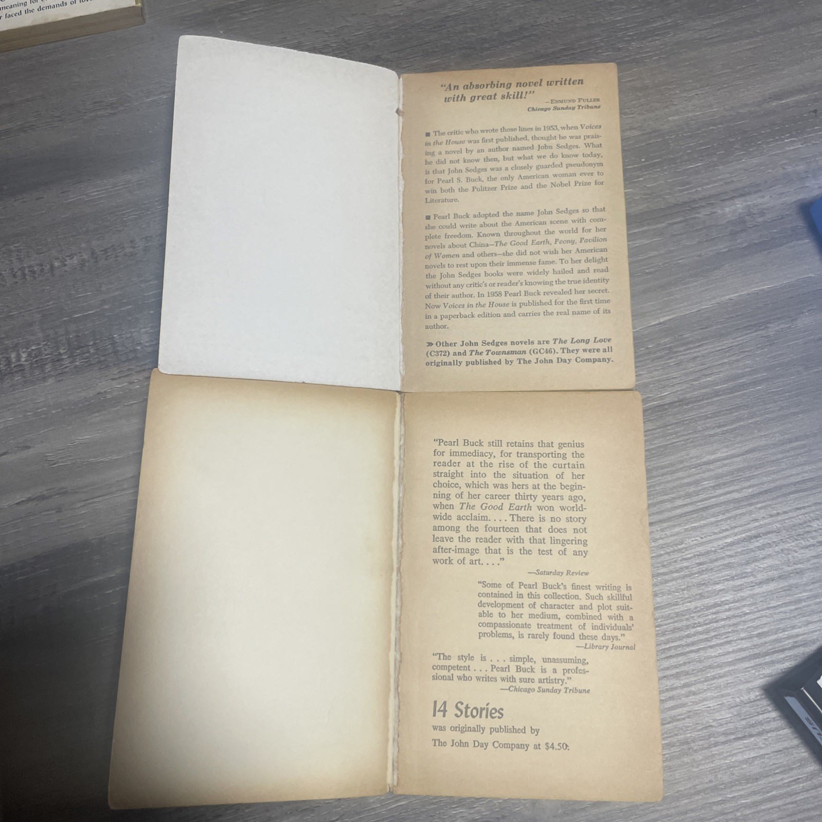 Pearl S. Buck Paperback Book Lot 8 Pocket Books Vintage early 1960s