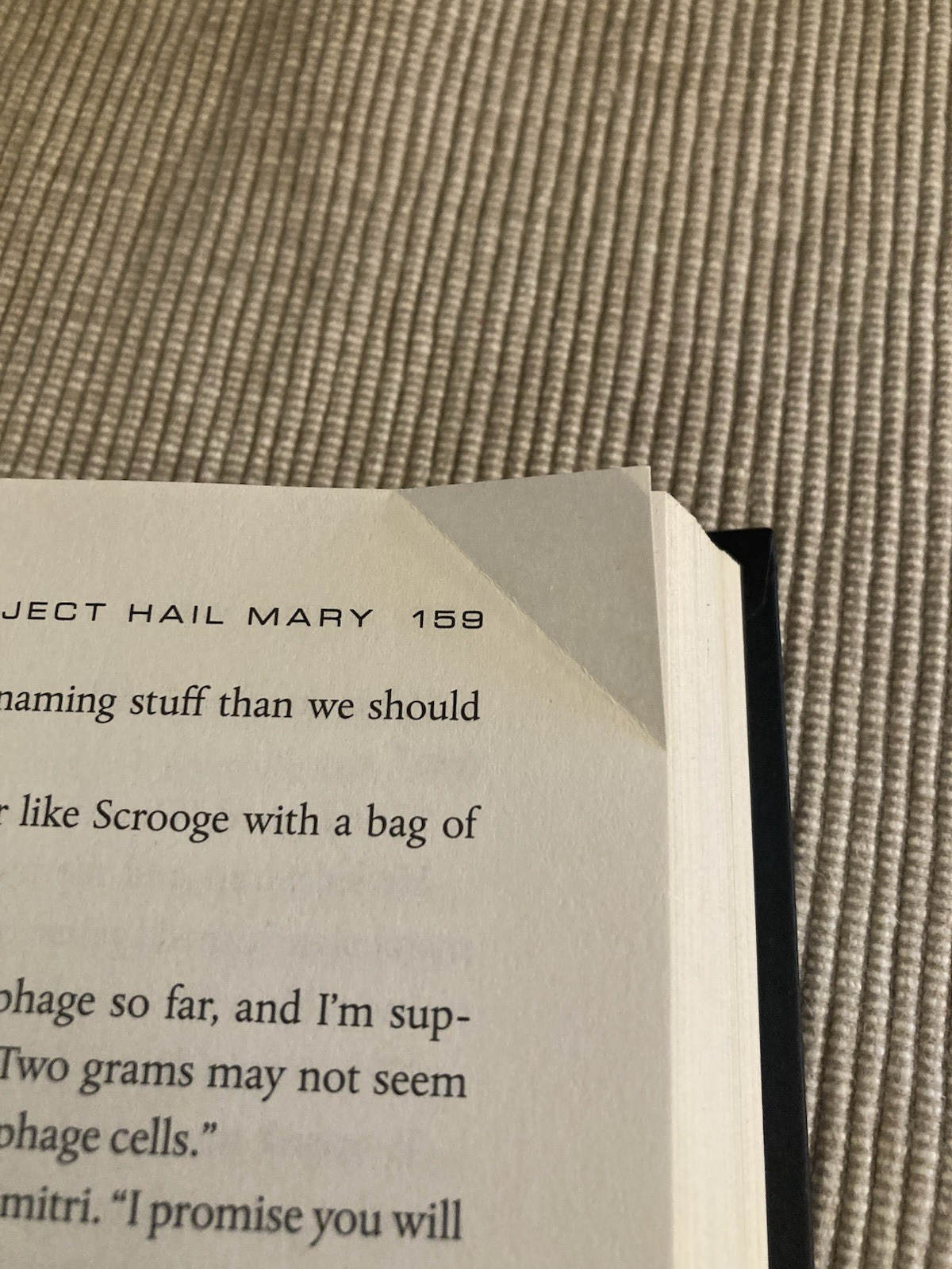 Project Hail Mary by Andy Weir – 1st Edition/1st Print Hardcover – Average Cond.