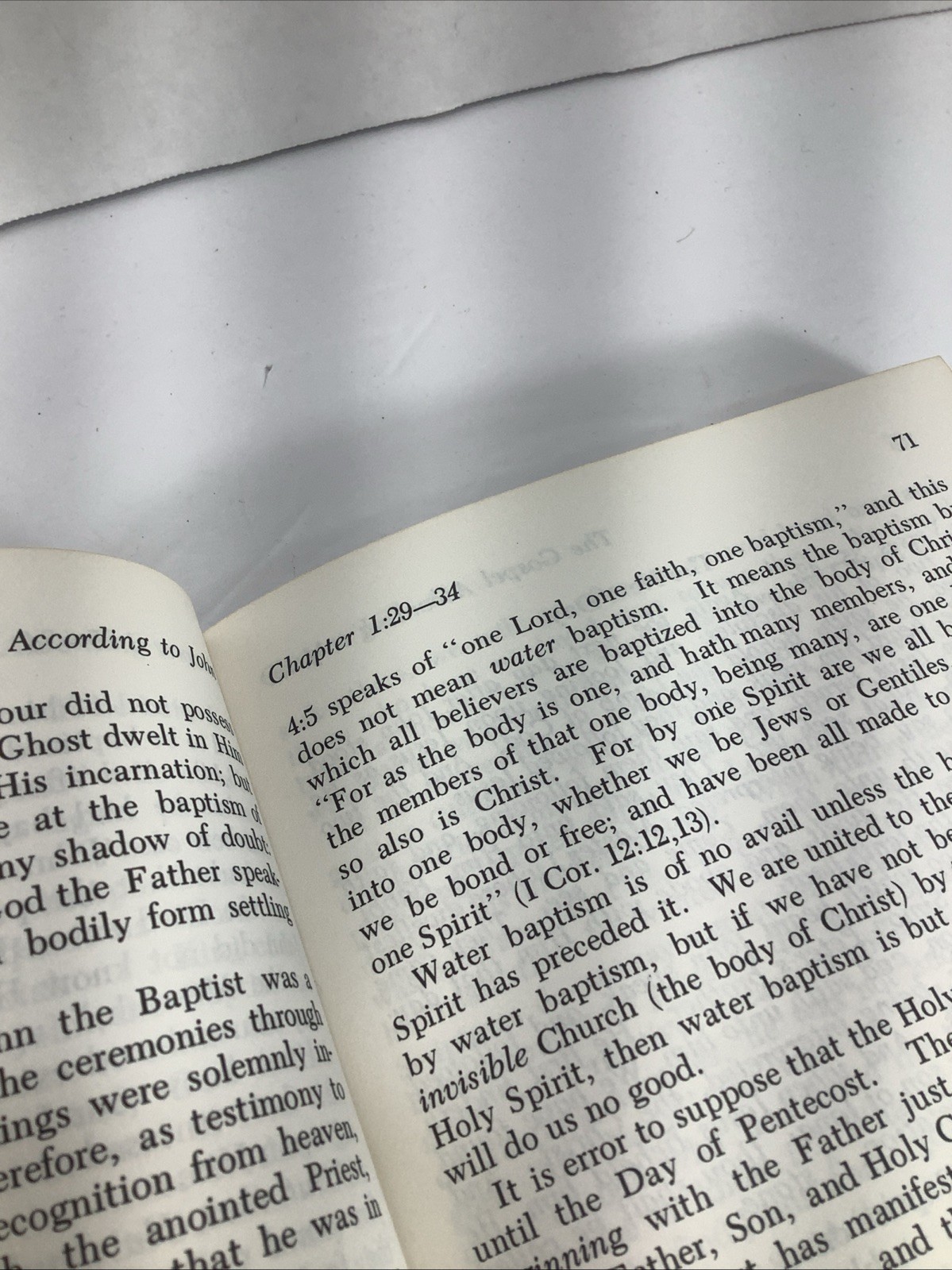 The Gospel According to John Volume I By Oliver B. Greene (1966 Hardcover)