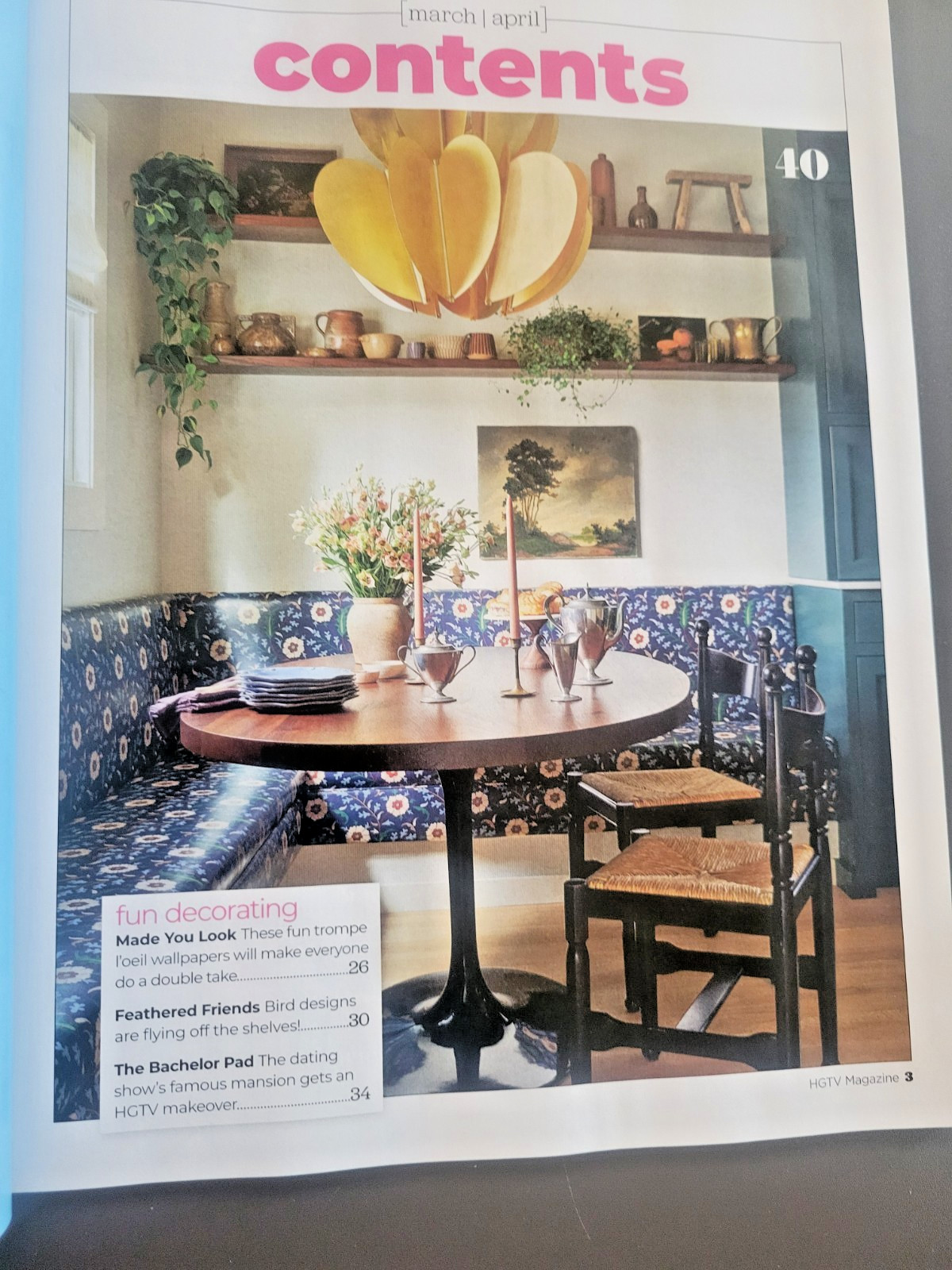 HGTV Magazine – March/April 2026 Issue -Fun & Easy Makeovers -Bachelor’s Mansion