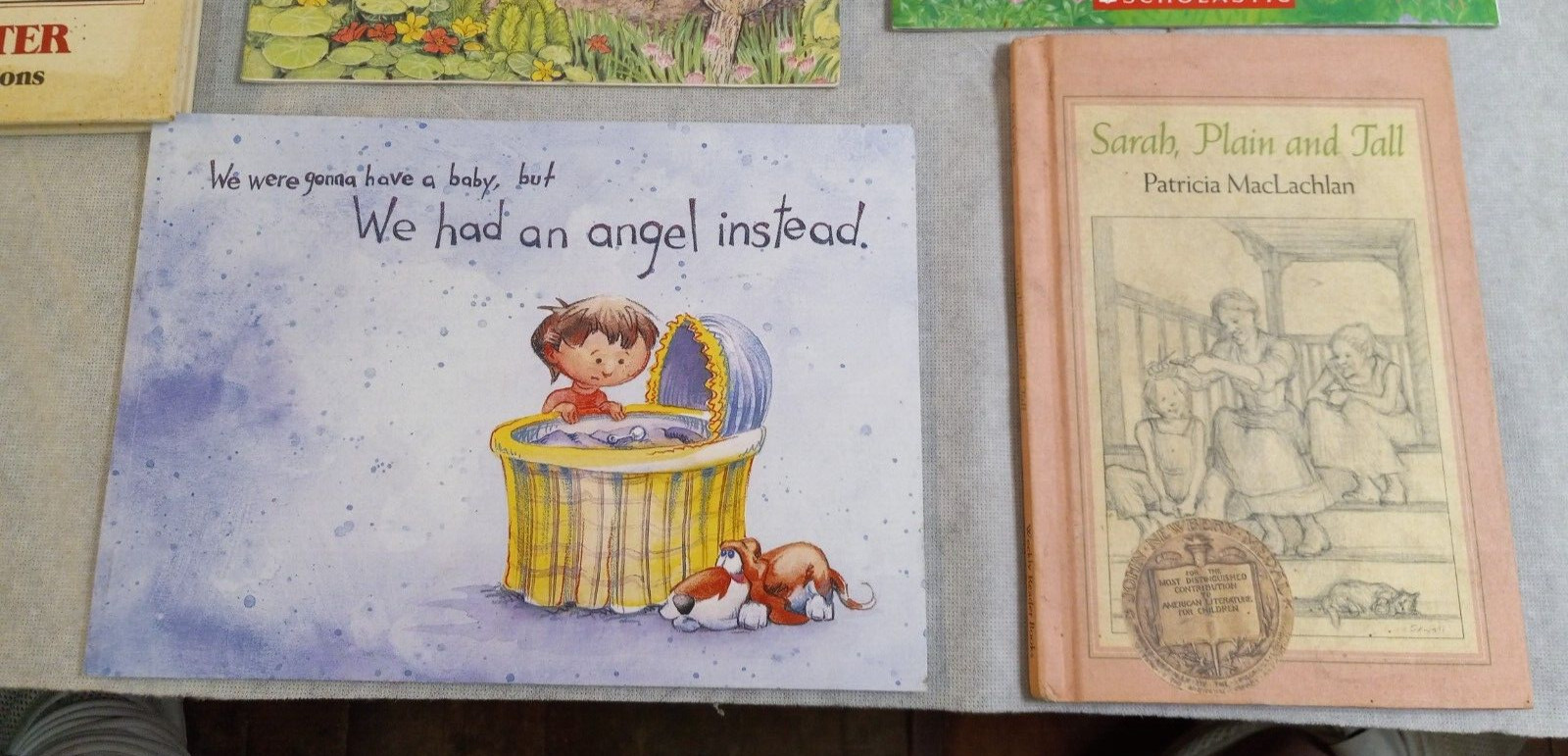 Lot of 5 Miscellaneous Childrens Books PETER RABBIT, Baby, Plain & Tall, Bear