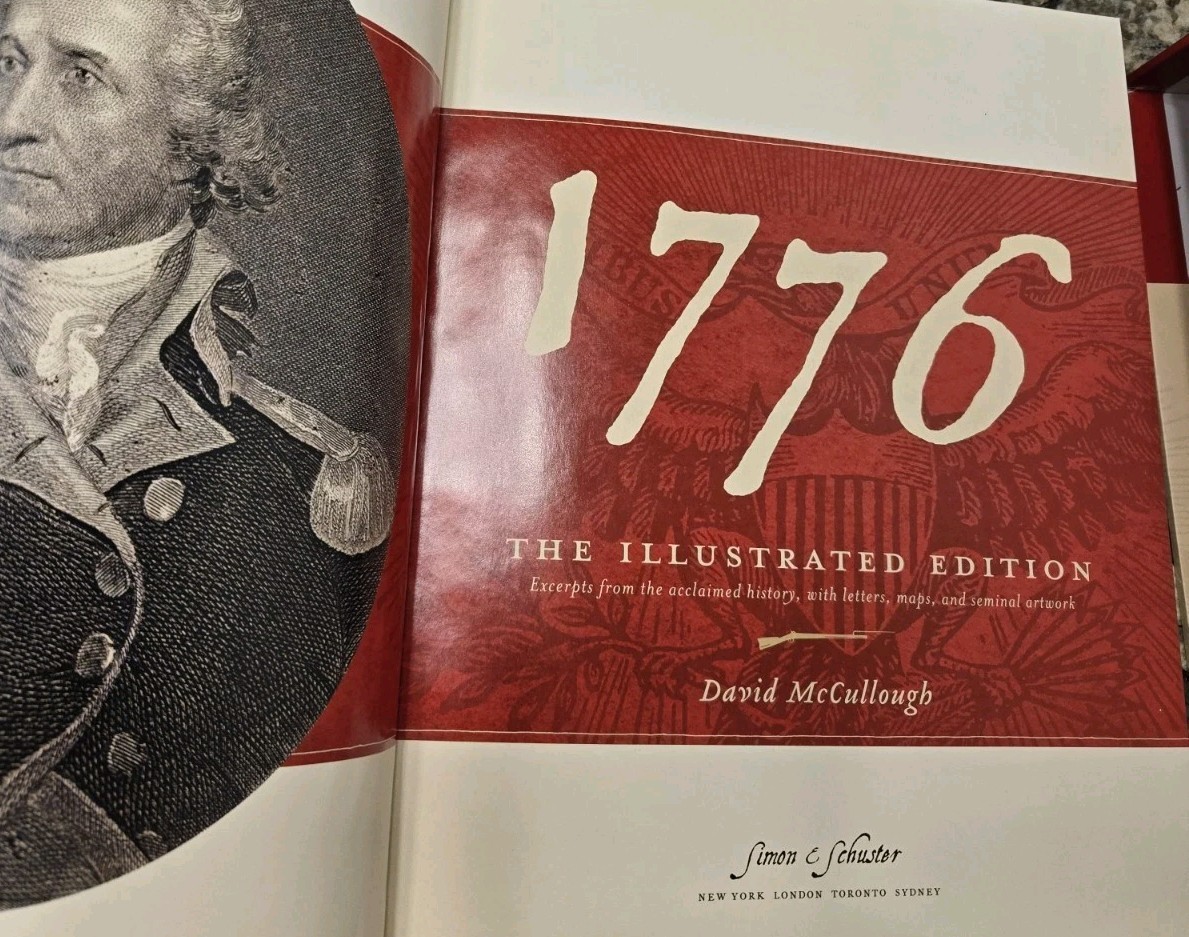 1776 The Illustrated Edition David McCullough – 140 Images & Removable Replicas