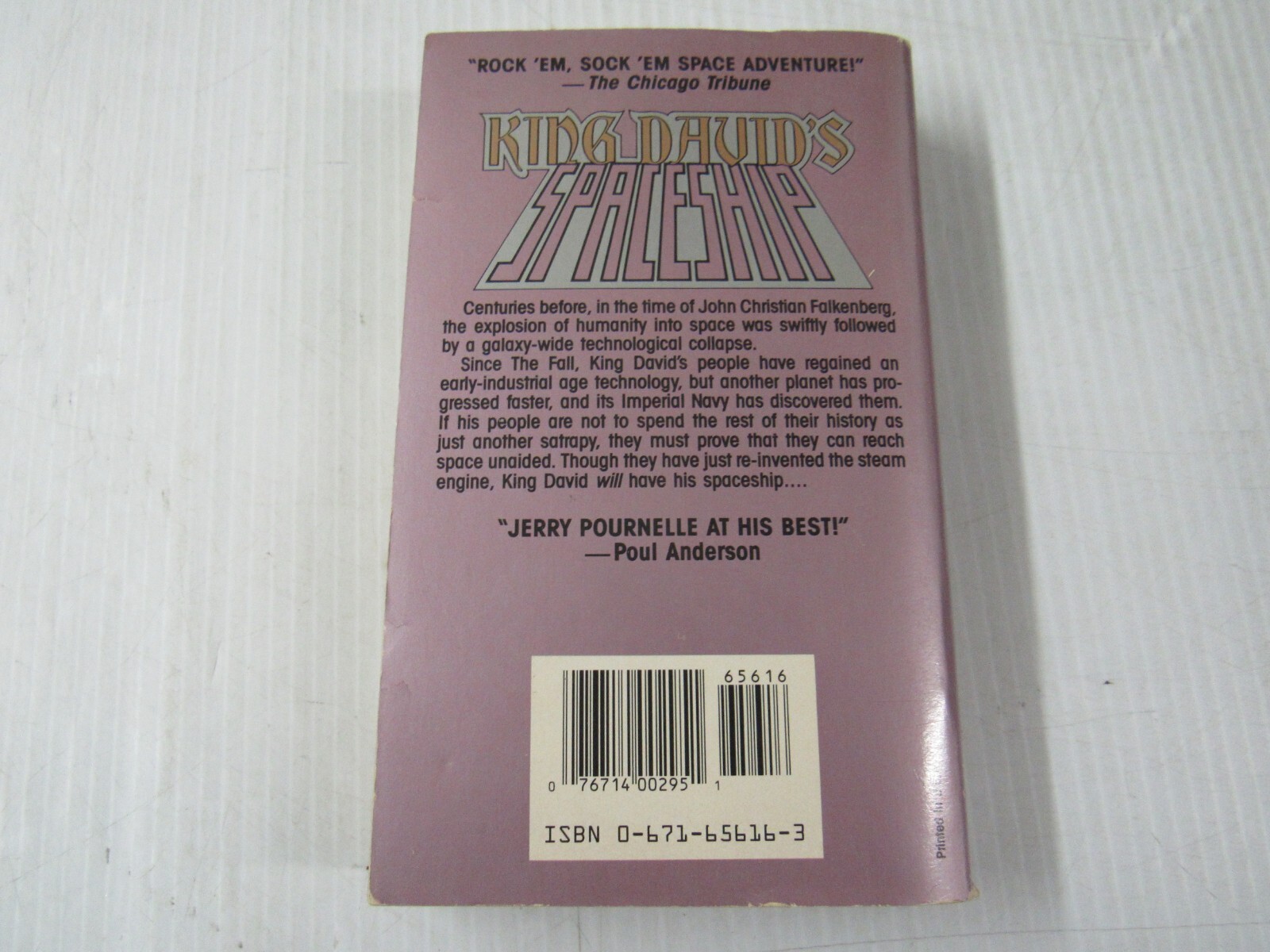 King David’s Spaceship Jerry Pournelle Baen Books First Printing 1987
