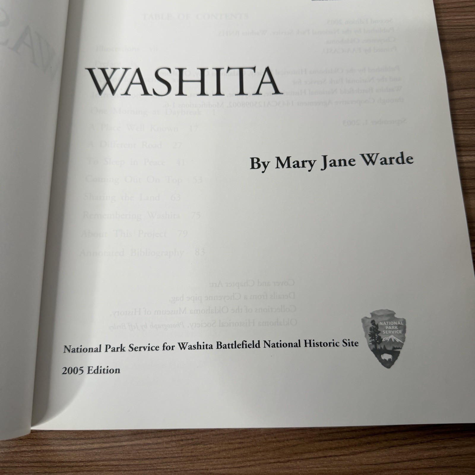 Washita Battlefield National Historic Site Oklahoma by Mary Jane Warde 125 pages