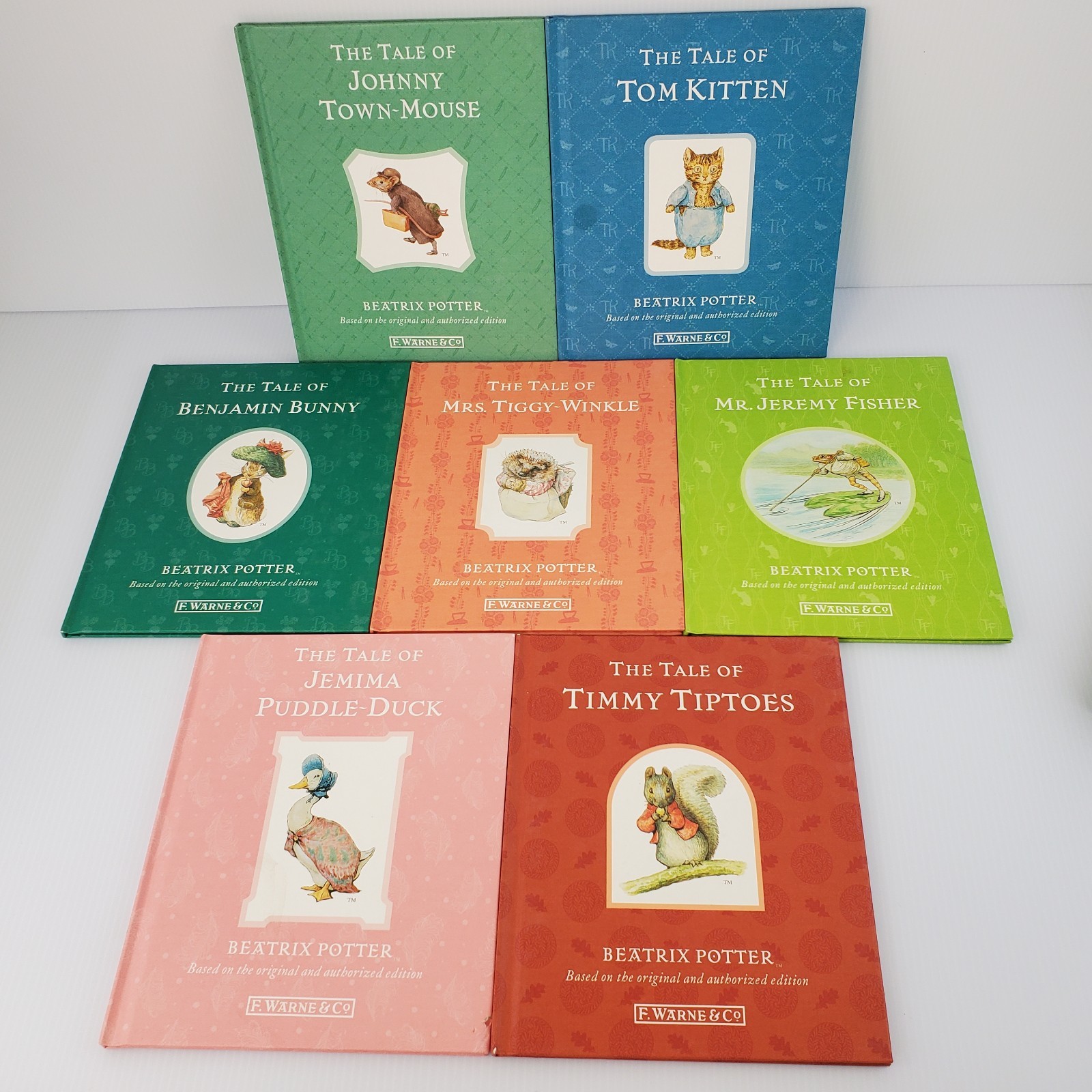 Lot of 14 Beatrix Potter Books F Warne Co ~ Hardcover ~ Jemima Puddle Duck