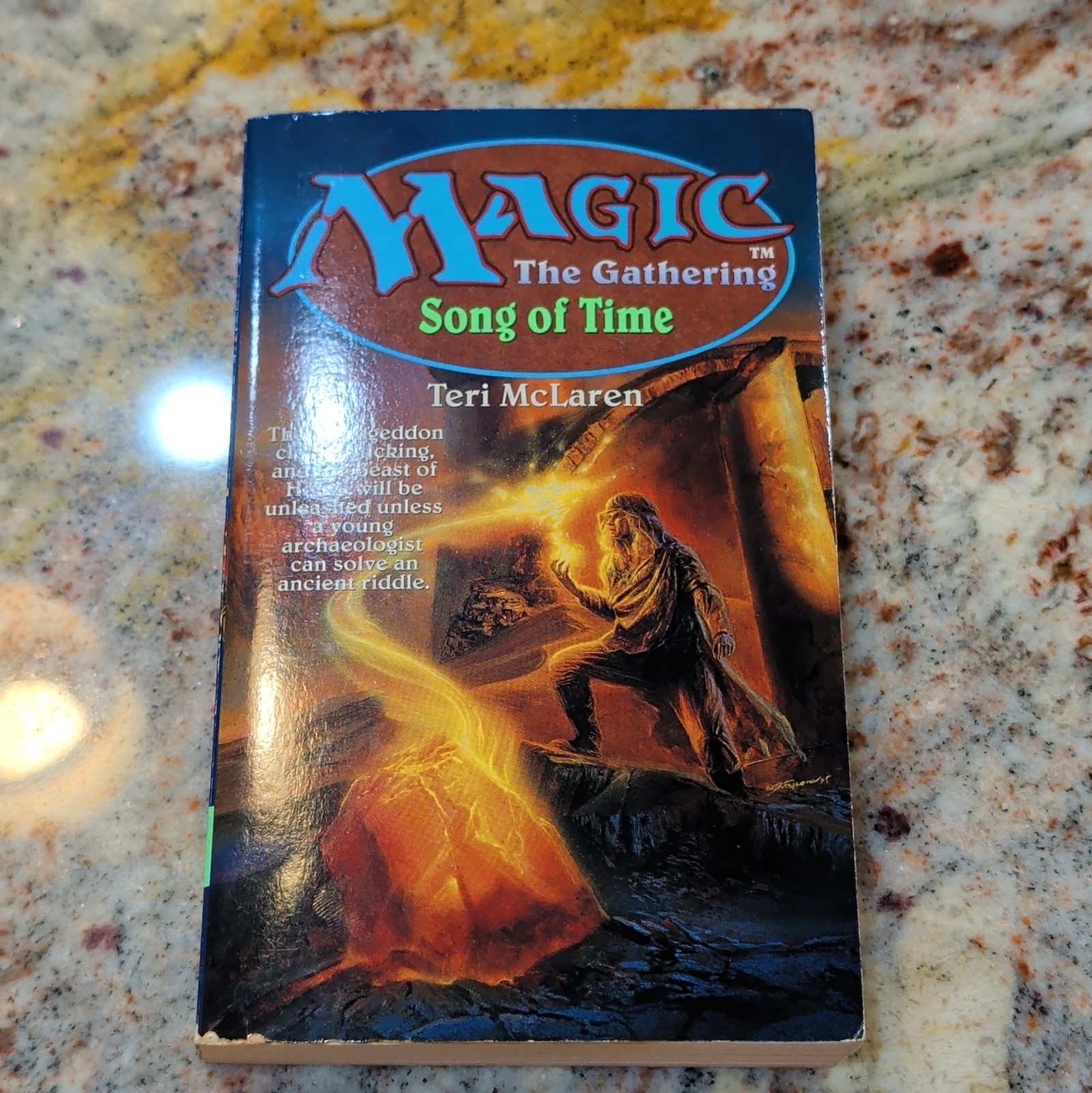 Magic: The Gathering Song of Time Paperback Novel Teri McLaren 1st Print 1996