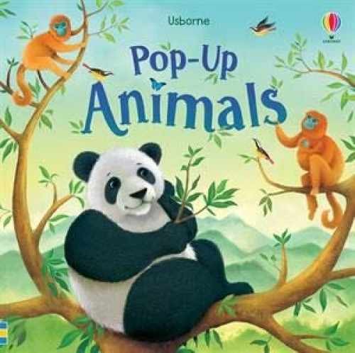 Pop-Up Animals (QR) – Board book, by Anna Milbourne – Very Good
