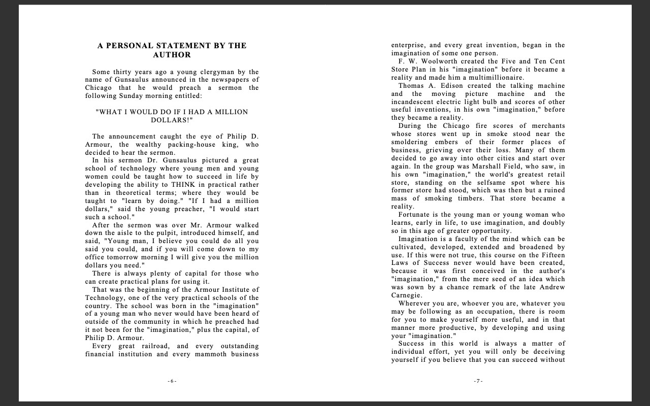The Law of Success in Sixteen Lessons By Napoleon Hill – PDF eBook on CD-ROM