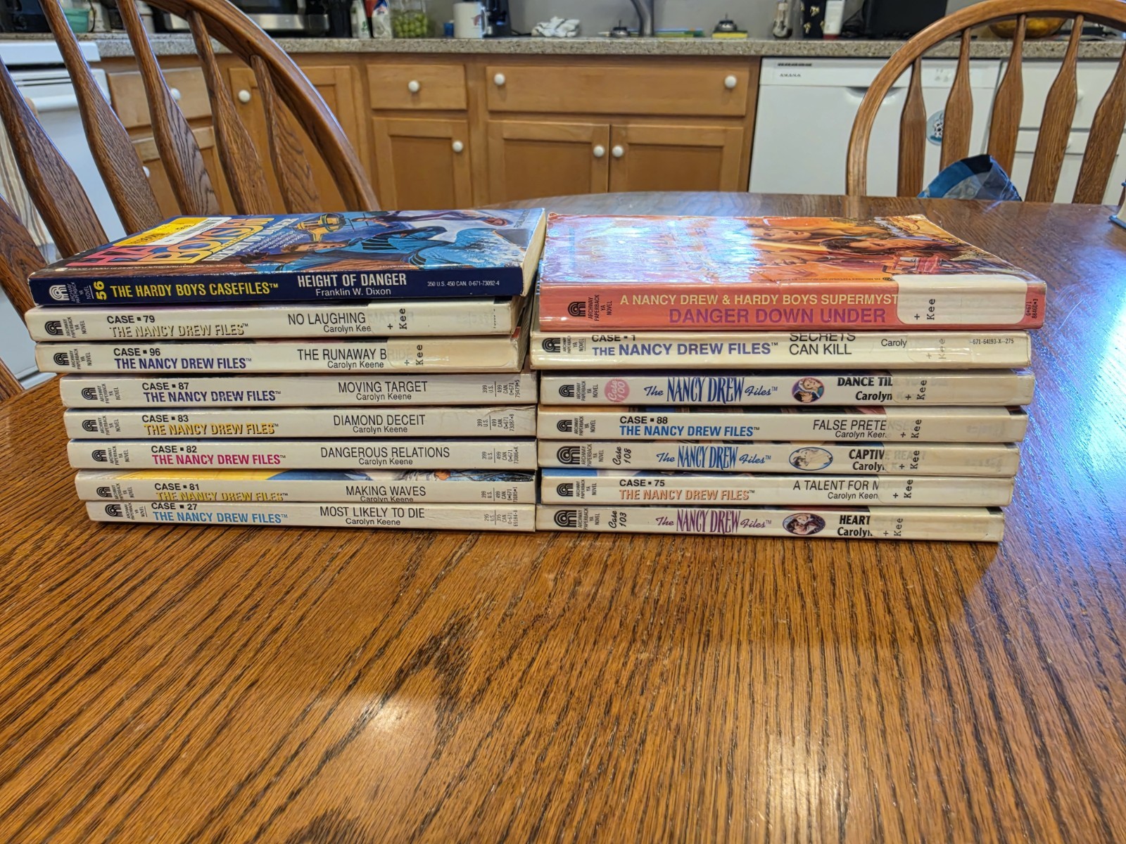 Lot of 19 Nancy Drew Files Chapter Books by Carolyn Keene