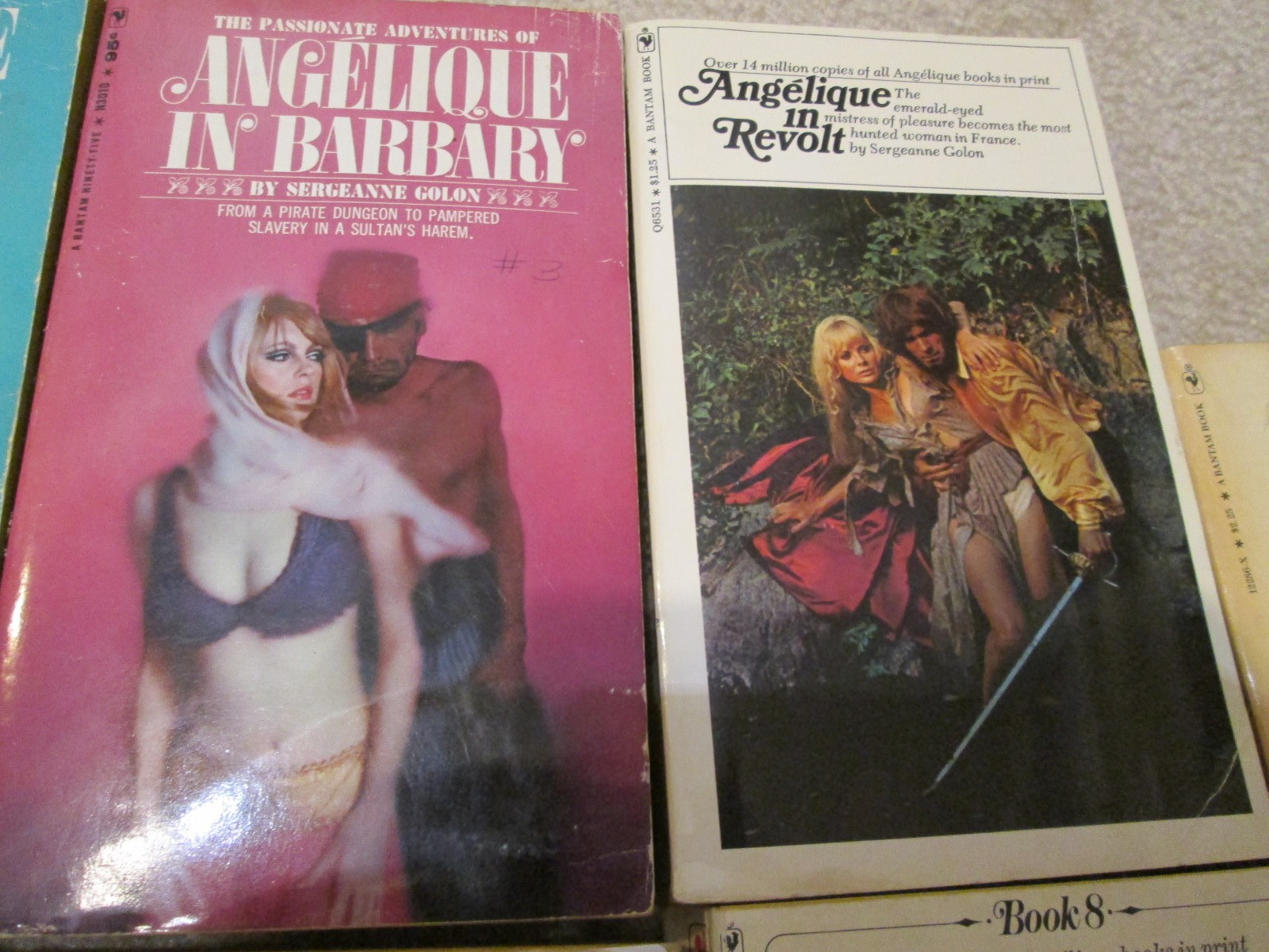 Angelique By Sergeanne Golon Vintage Romance Series *RARE* Of 9 PB, COMPLETE SET