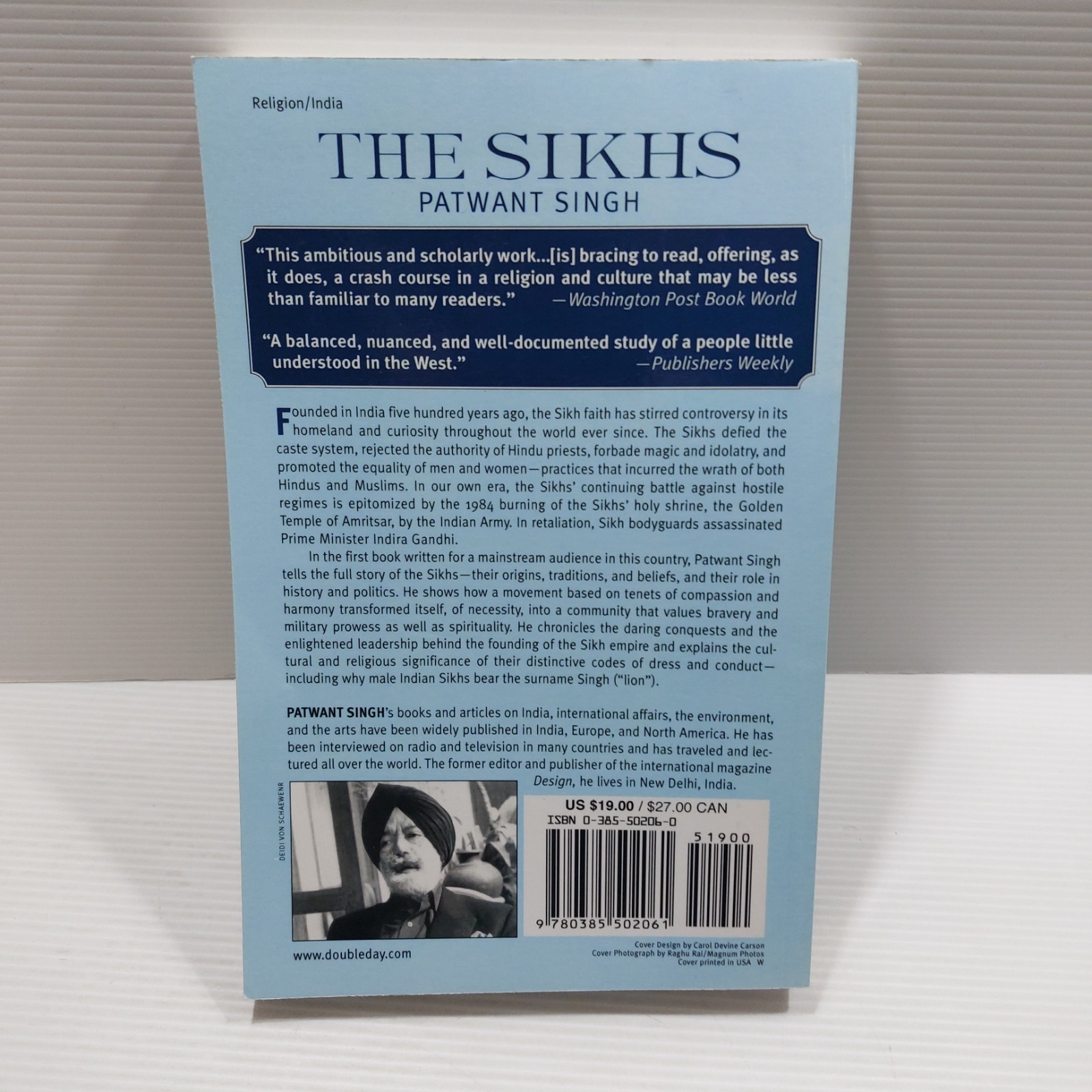 The Sikhs by Patwant Singh (2001, Trade Paperback)
