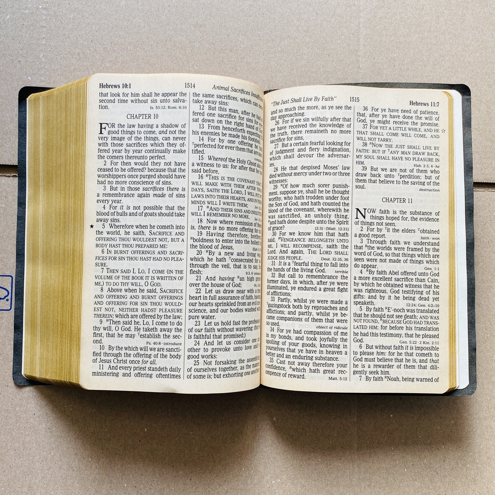 🔥1990, Nelson Regency Holy Bible King James Version Giant Print Red Letter