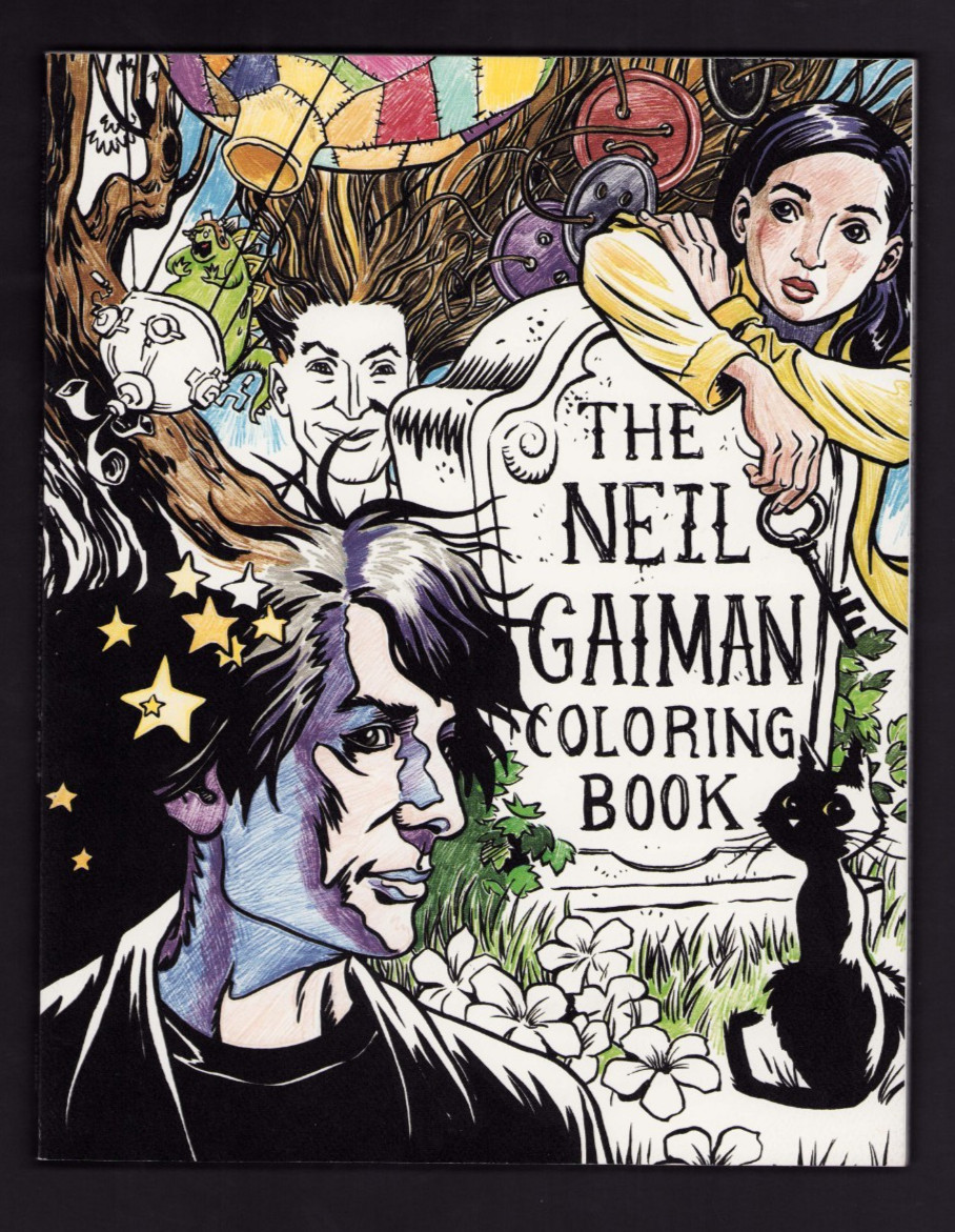 The Neil Gaiman Coloring Book – 1st Edition (9/9.2) 2017