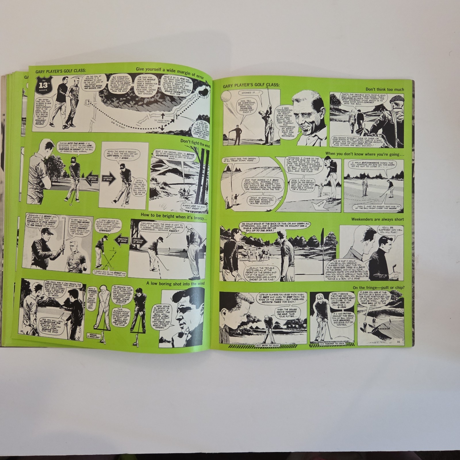 “124 Golf Lessons by Gary Player” ~ Trade Paperback 1968