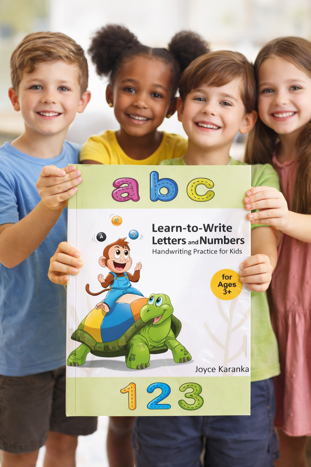 Learn-to-write Letters And Numbers: Handwriting Practice For Kids / Kindergarten