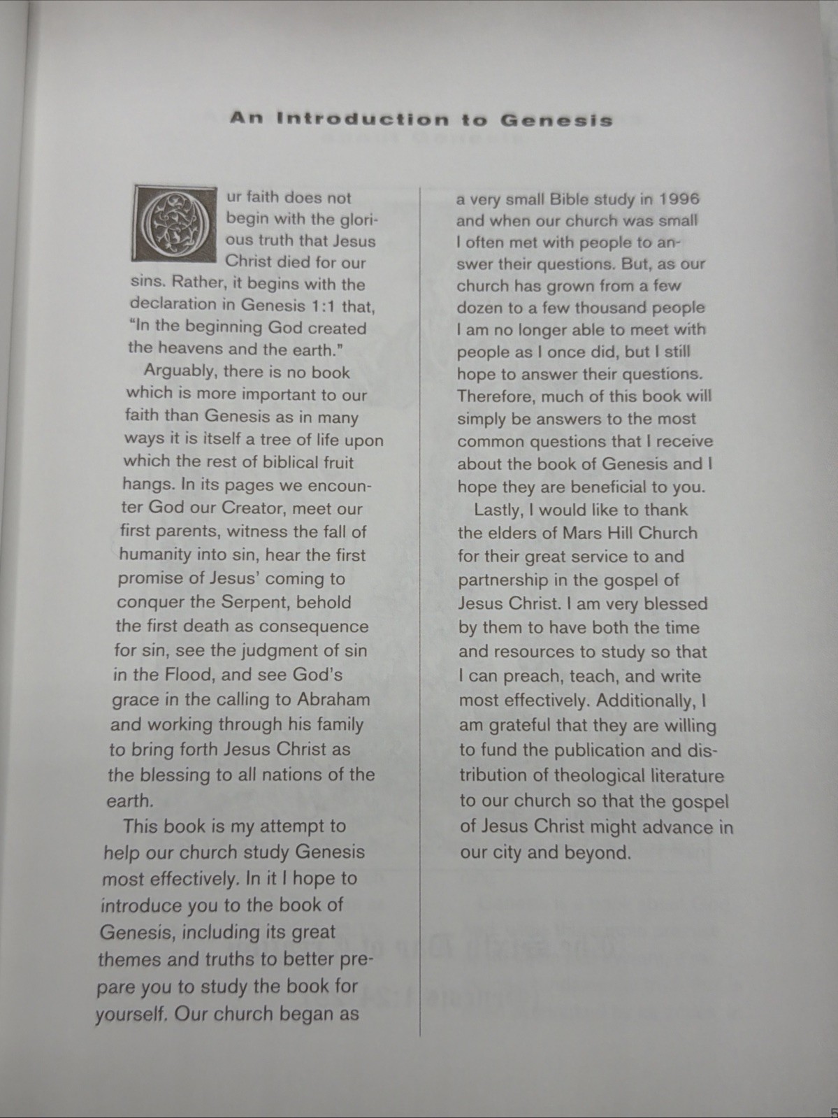 Genesis: Meditations on Moses’ Mosaic – Mark Driscoll Mars Hill Study