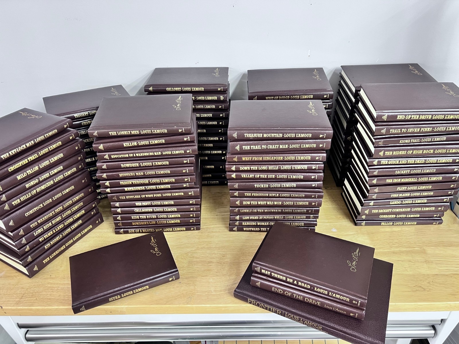 Louis L’Amour Leatherette Hardcover Books (Sold Individually) Read description!!